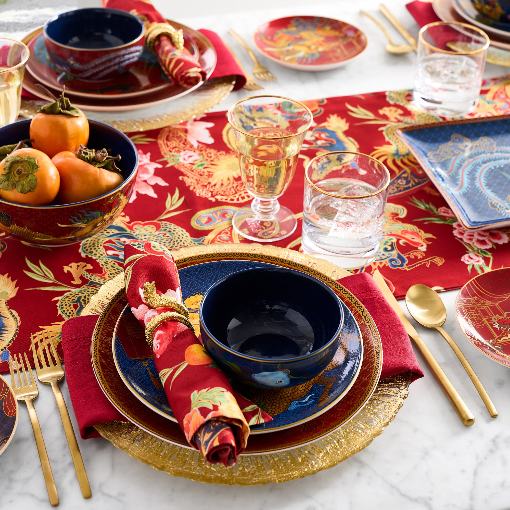 Dragon Napkin Rings, Set of 4