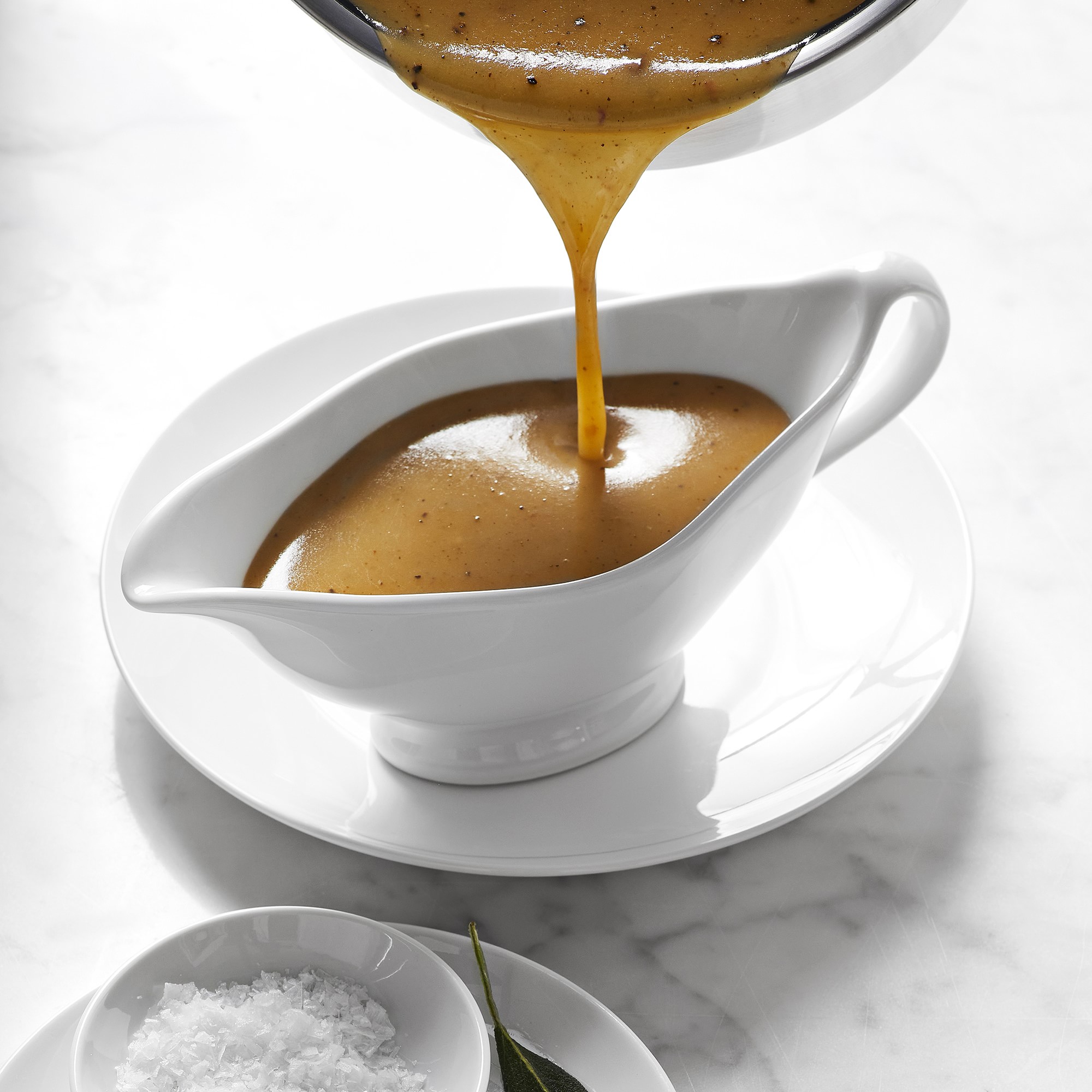 Pillivuyt Porcelain Gravy Boat with Warming Base