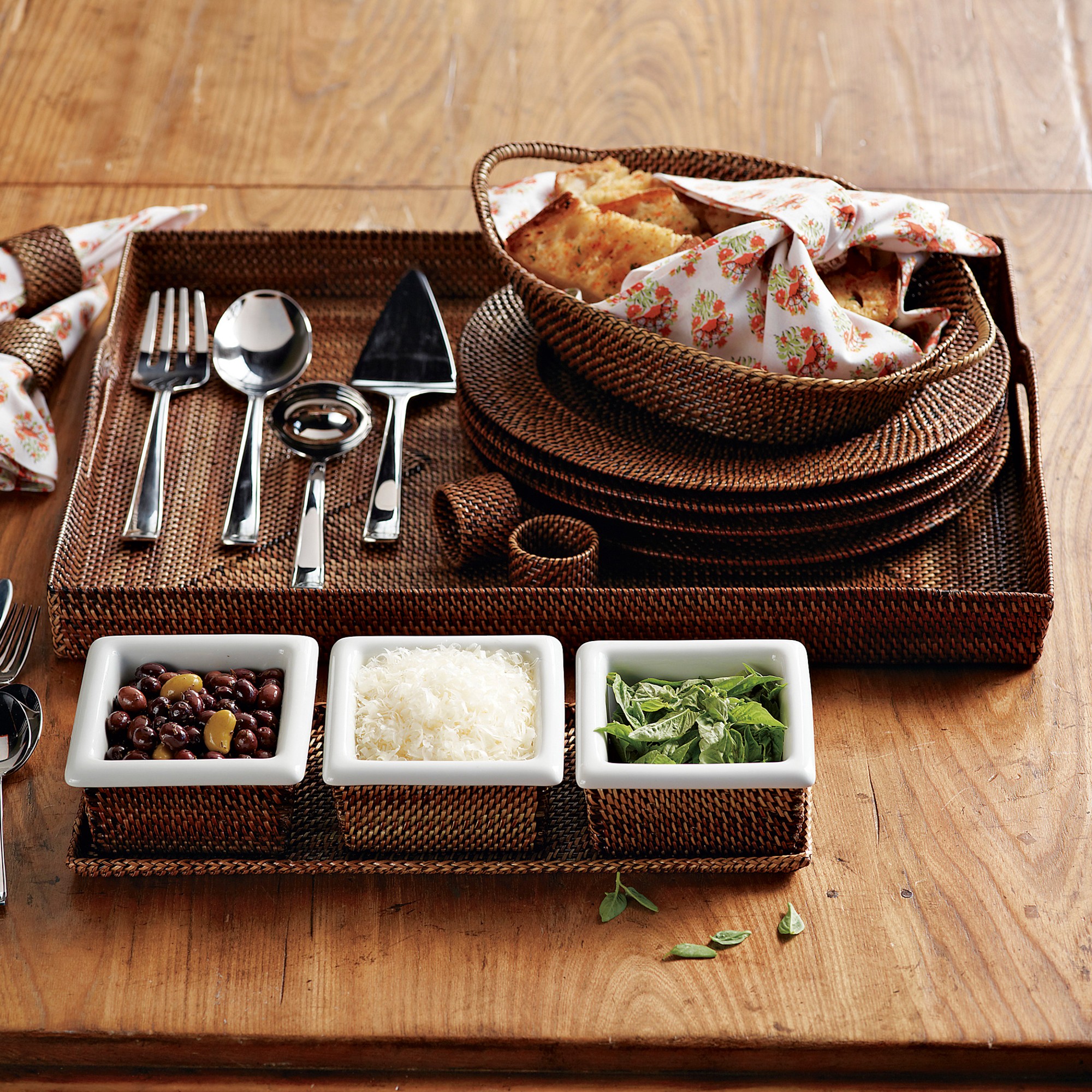 Nito Rectangular Tray