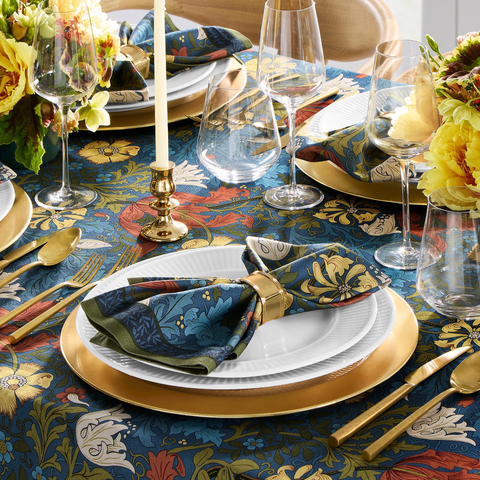 Morris & Co. x Williams Sonoma Compton Tablecloth