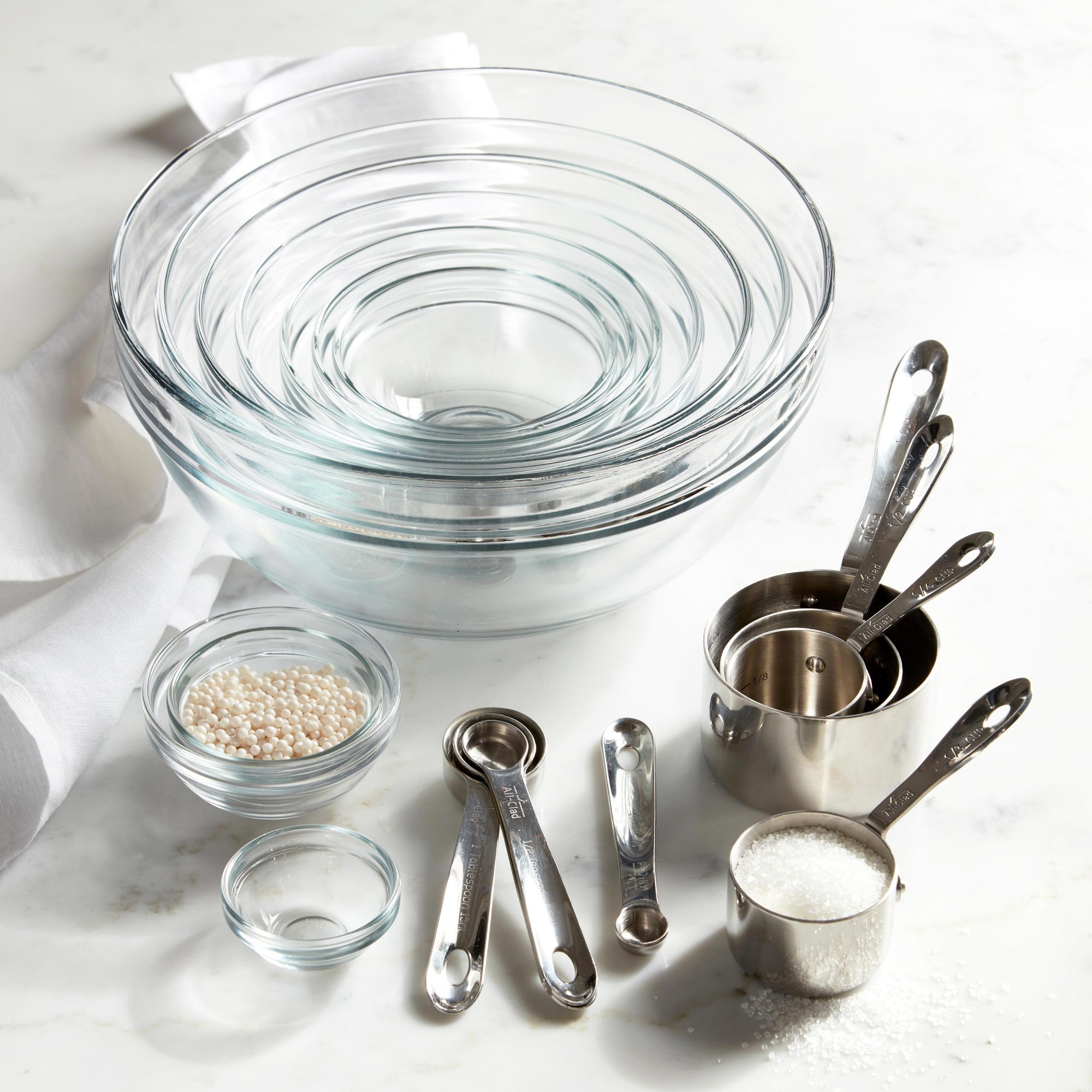 All-Clad Stainless-Steel Measuring Cups & Spoons