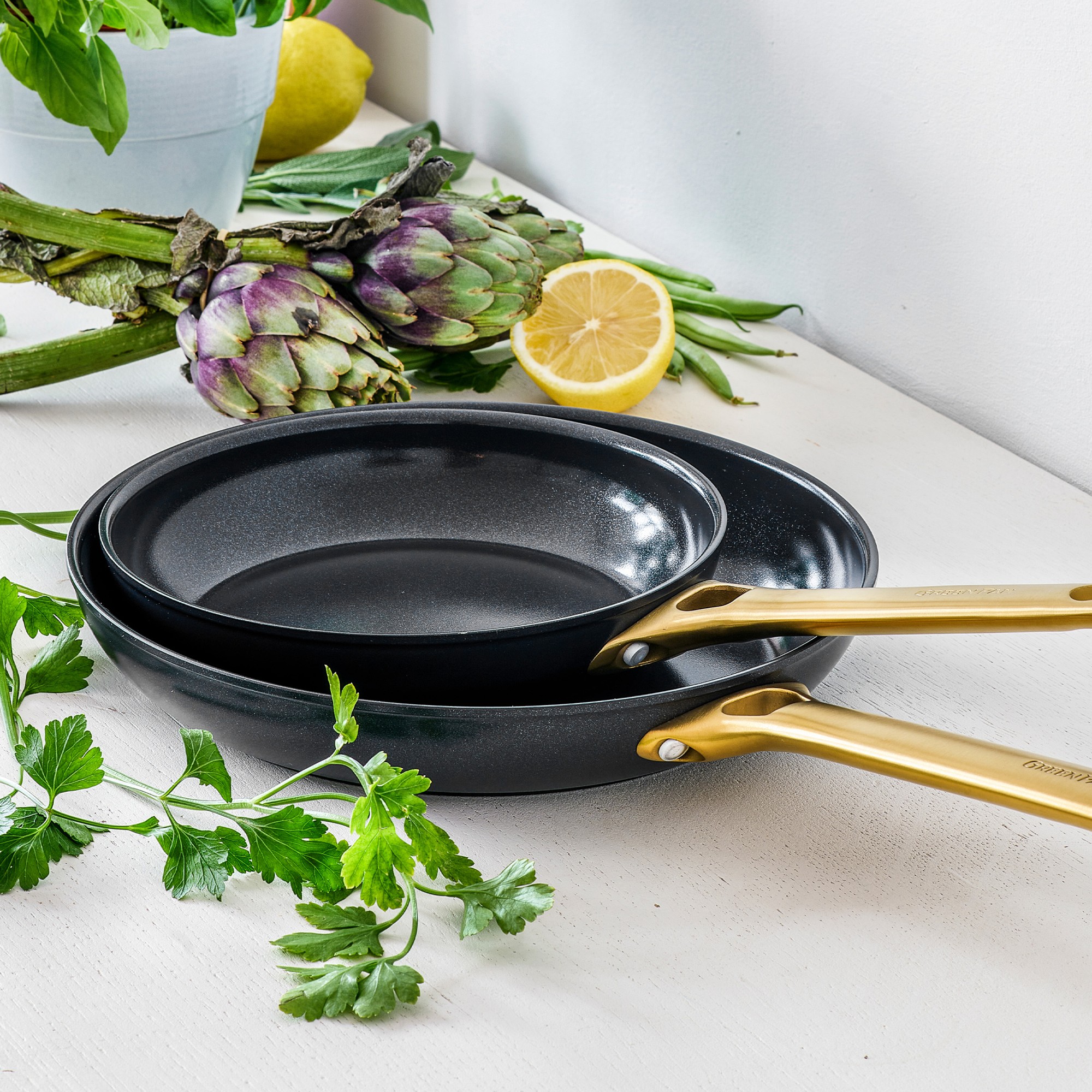 GreenPan™ Reserve Ceramic Nonstick Fry Pan Set of 2