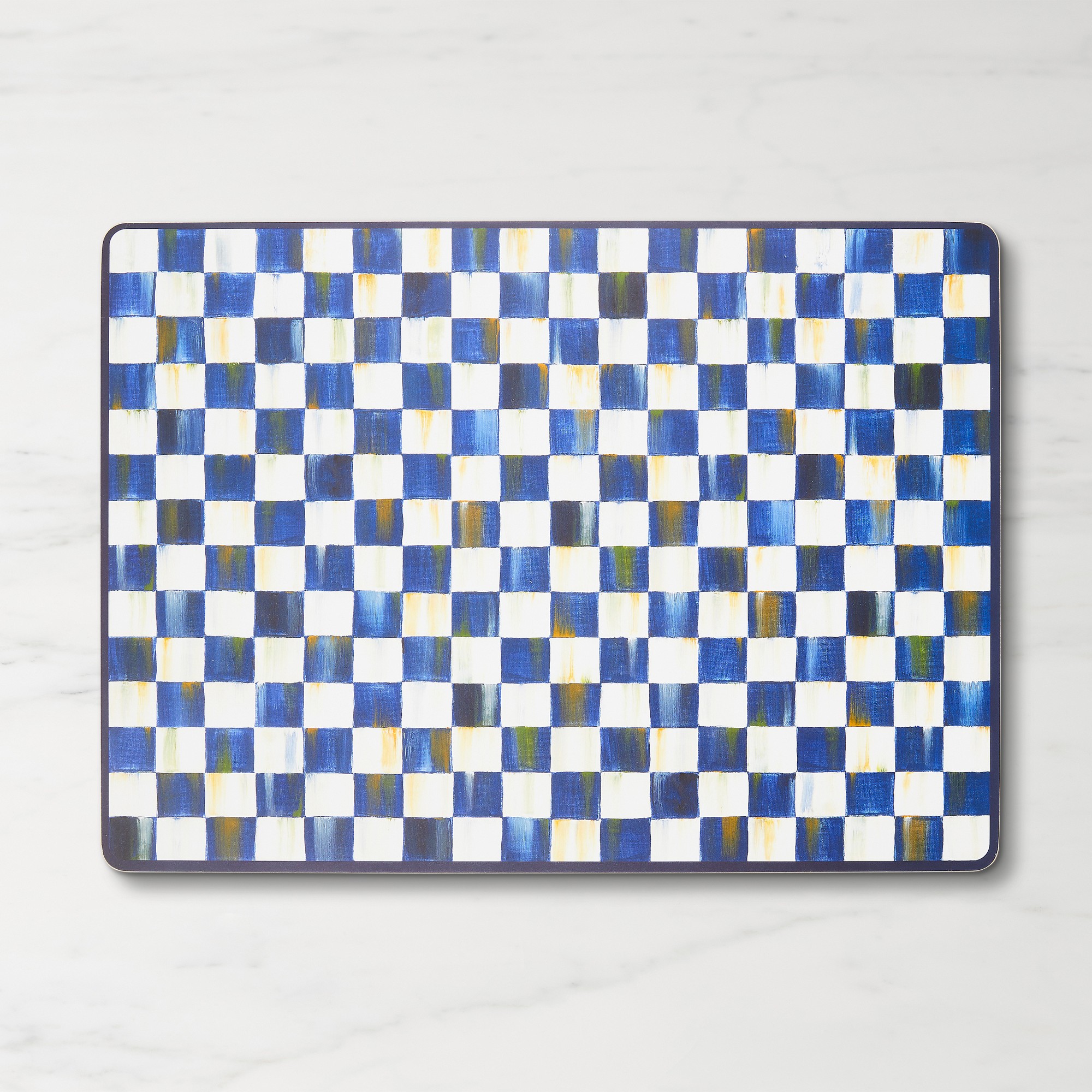 Mackenzie-Childs Royal Check Cork Back Placemats