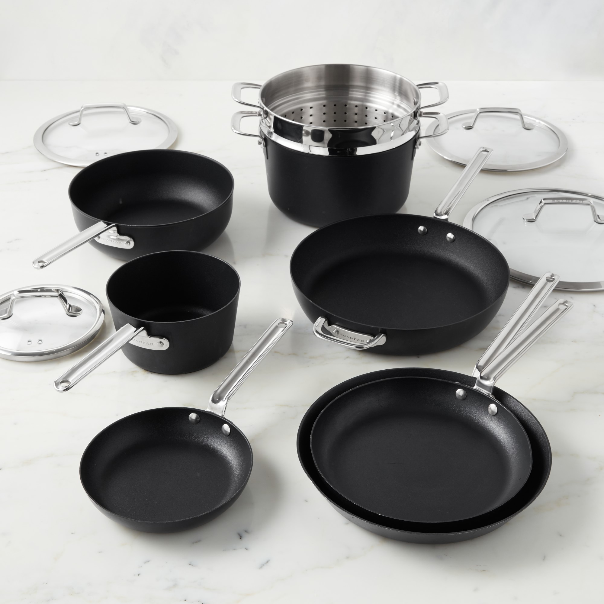 SCANPAN® TechnIQ Nonstick 12-Piece Cookware Set