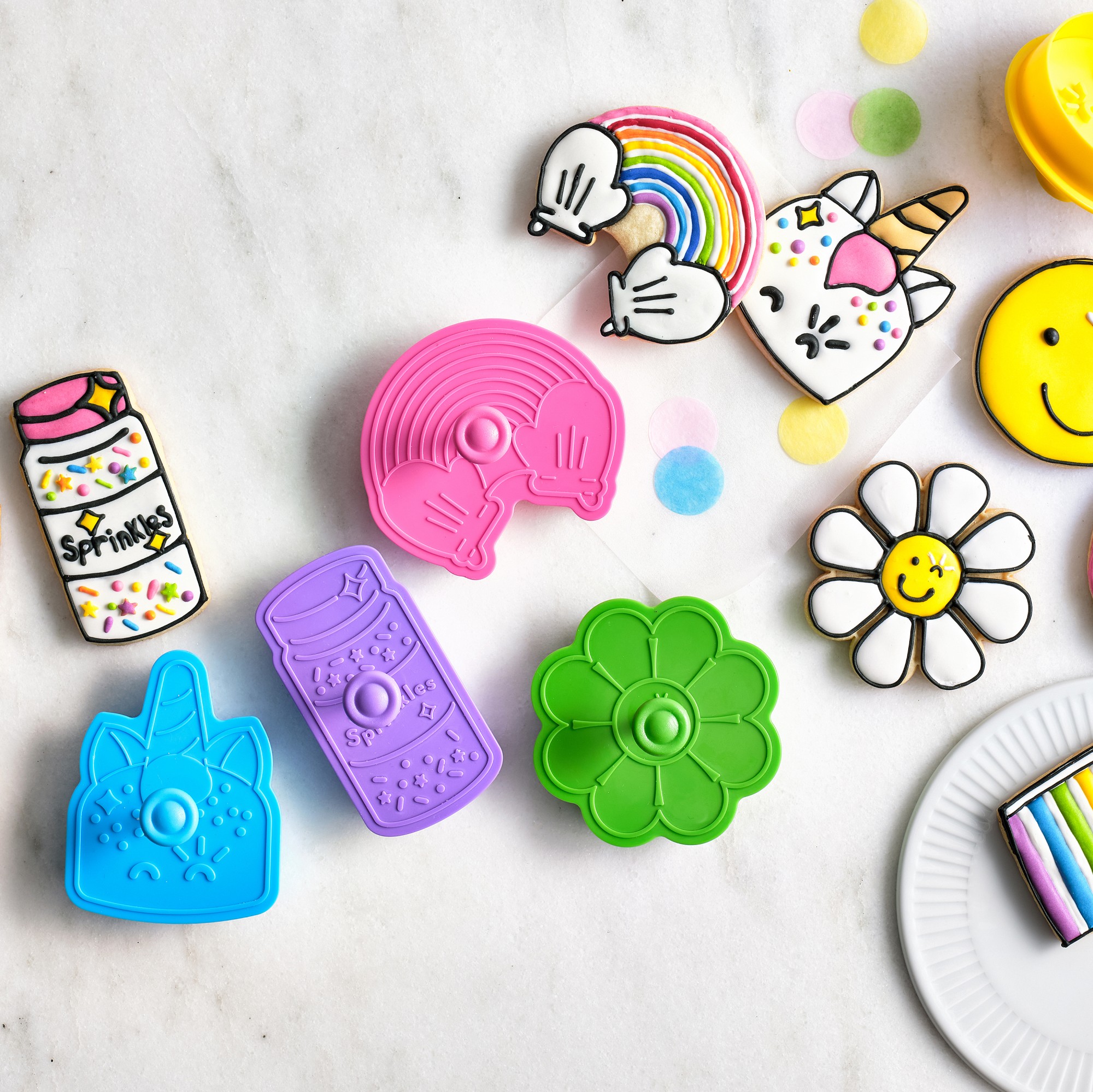 Williams Sonoma Flour Shop Impression Cookie Cutter Kit