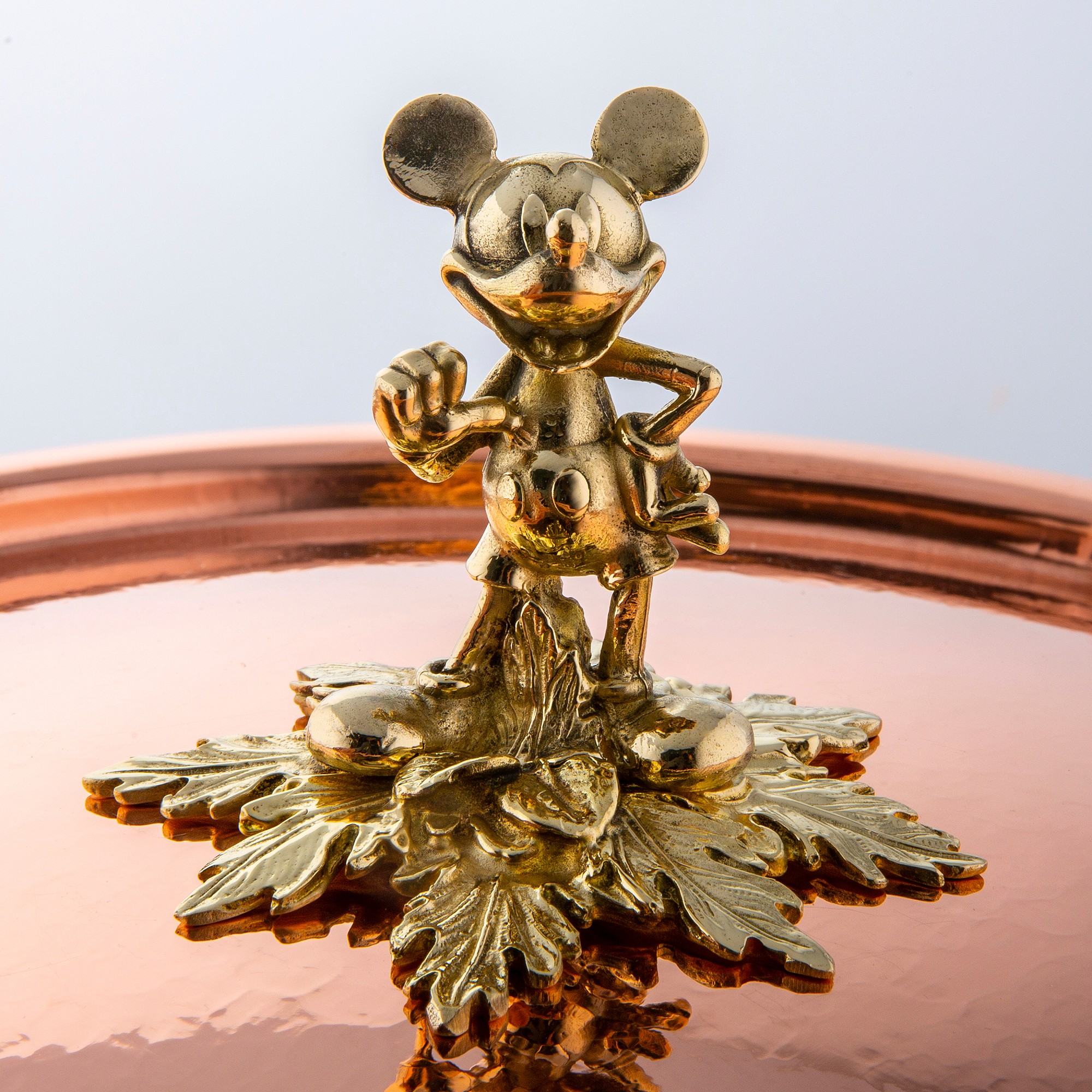 Ruffoni Historia Disney© Hammered Copper Stockpot with Mickey Knob, 7 1/2-Qt.