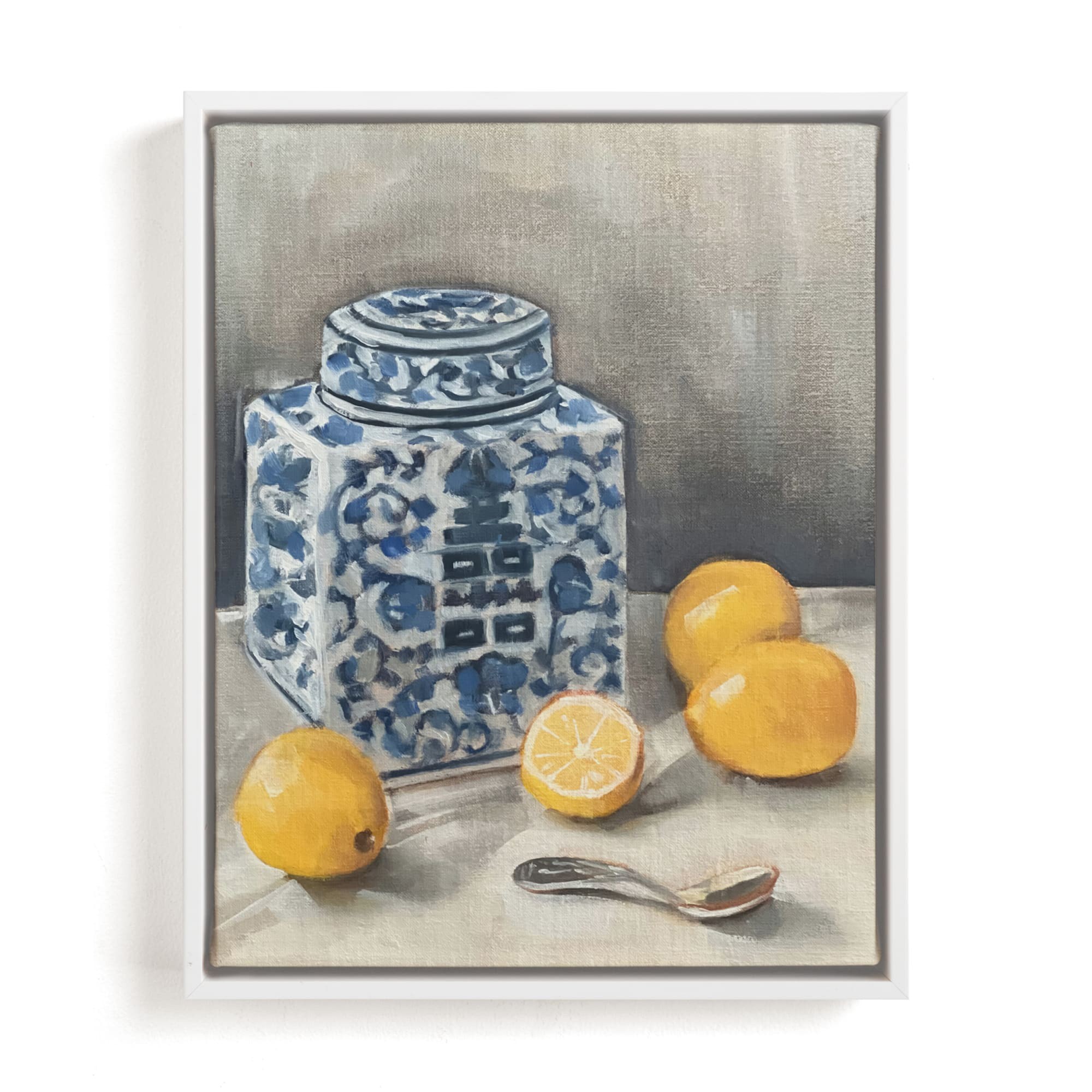 Lemon Chinoiserie Limited Kitchen Art by Minted