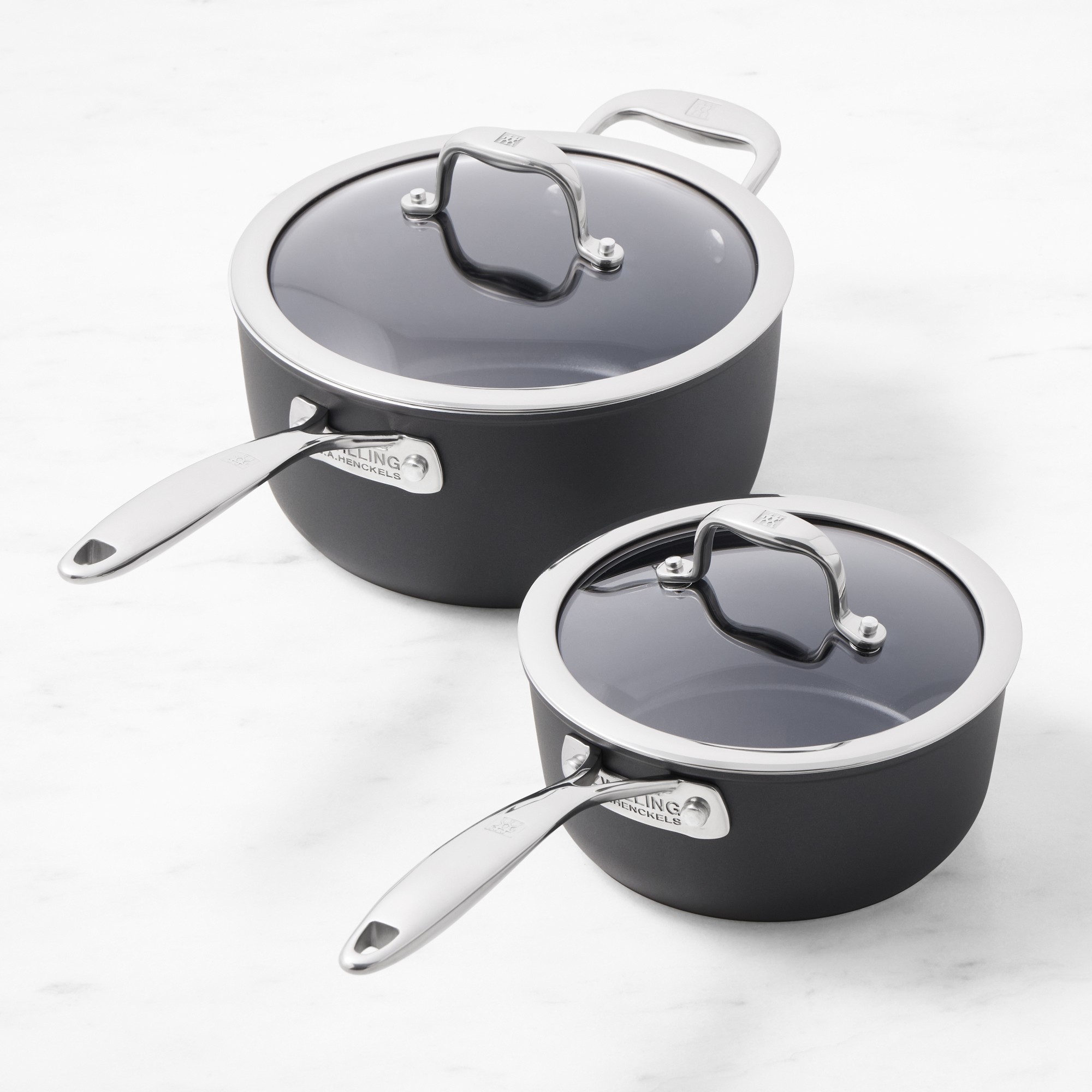 Zwilling Forte Plus Ceramic Nonstick Saucepan, Set of 2