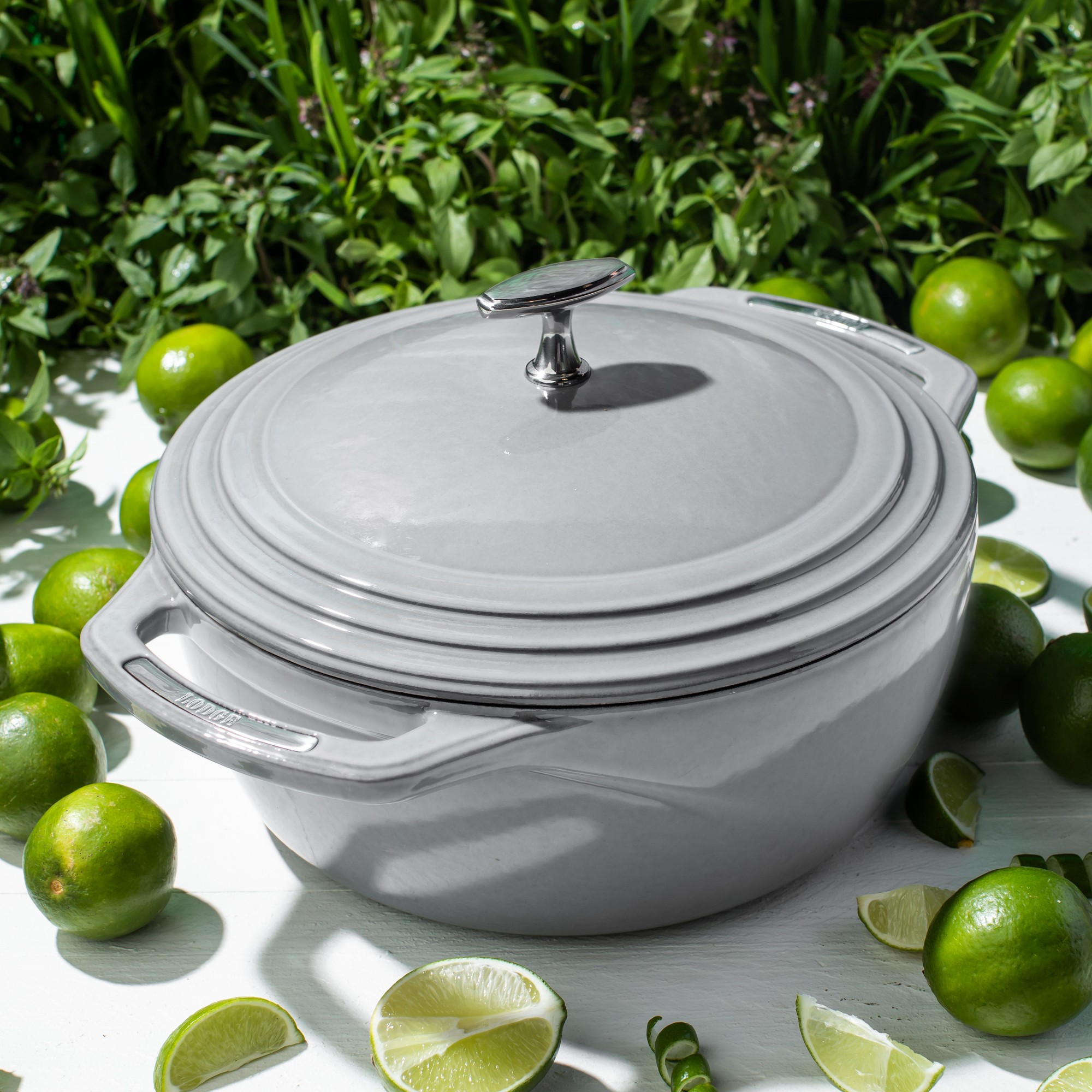 Lodge USA Enameled Cast Iron Dutch Oven
