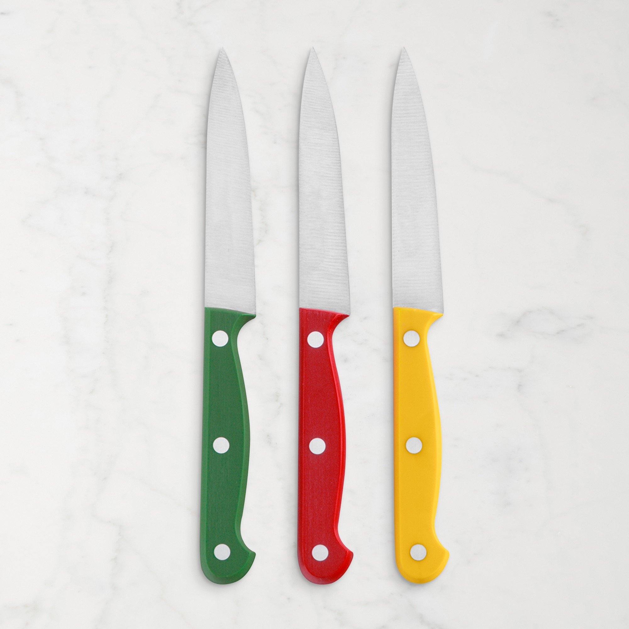 Colored Paring Knives, 4, Set of 3