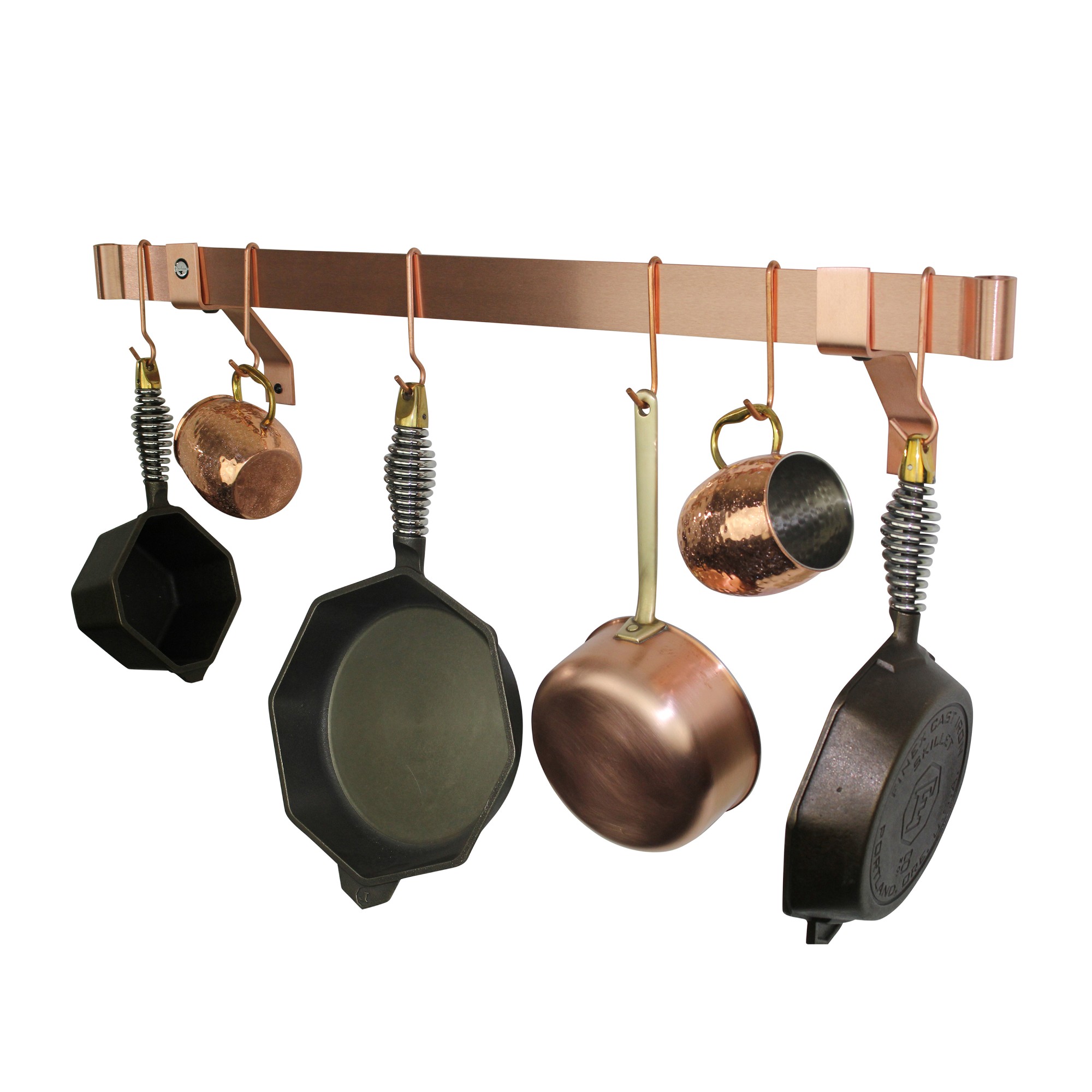 Enclume  Rolled-End Bar Wall-Mounted Pot Rack