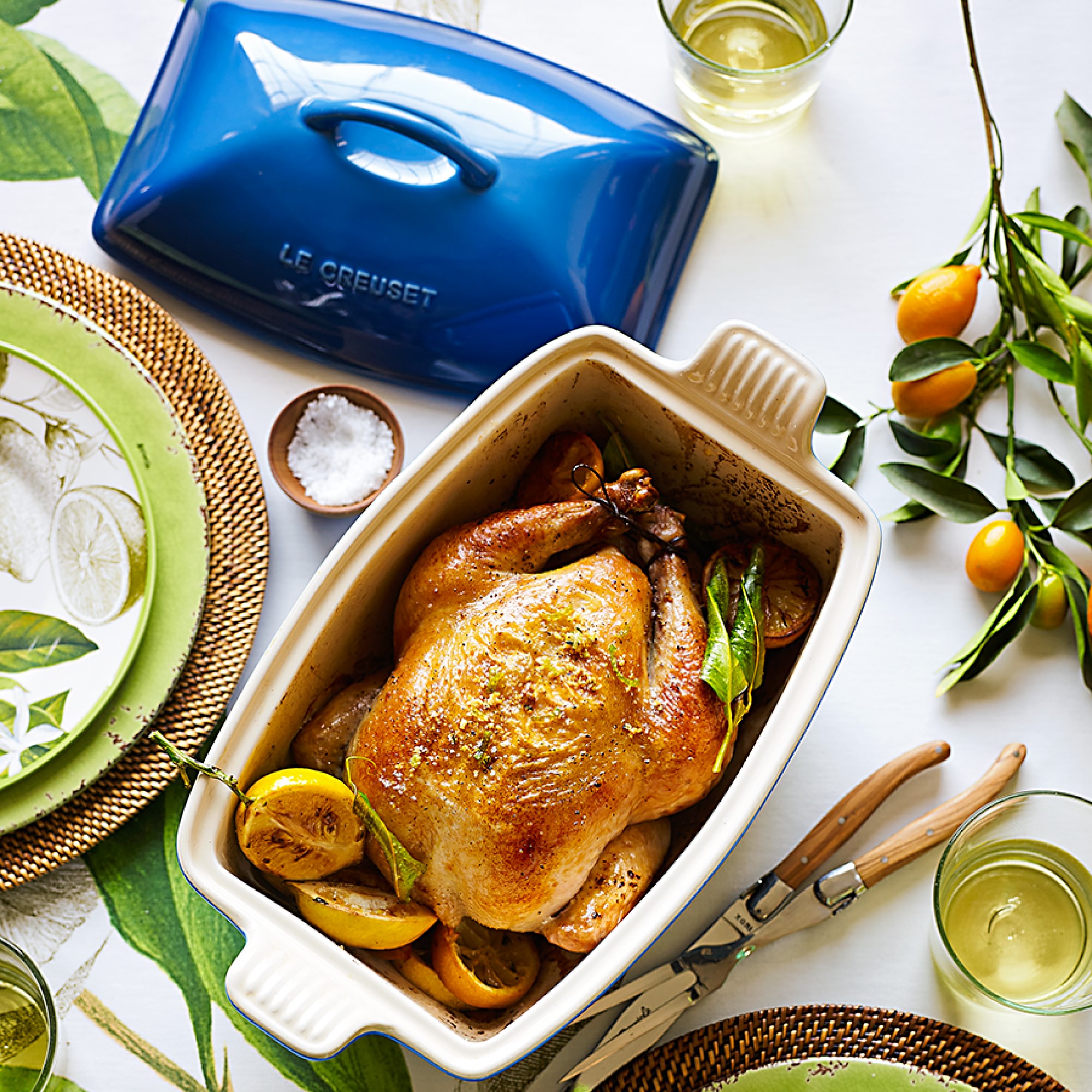 Le Creuset Heritage Stoneware Deep Covered Baker, 4 1/2-Qt.