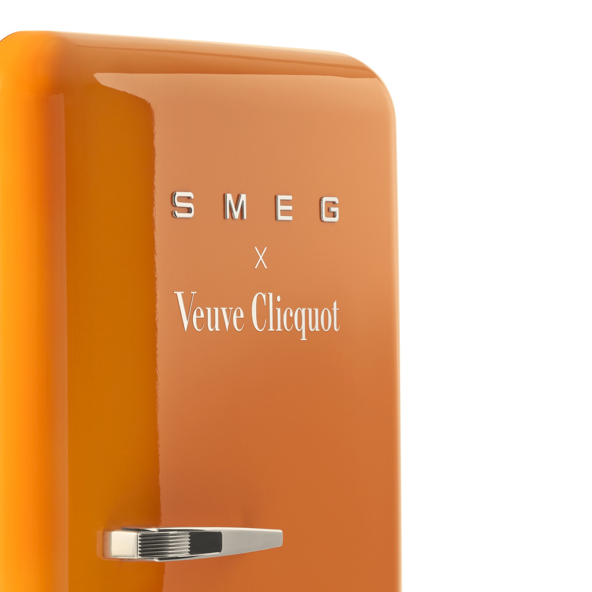 SMEG 50's Style Retro FAB 28 Veuve Clicquot Refrigerator, Special Edition