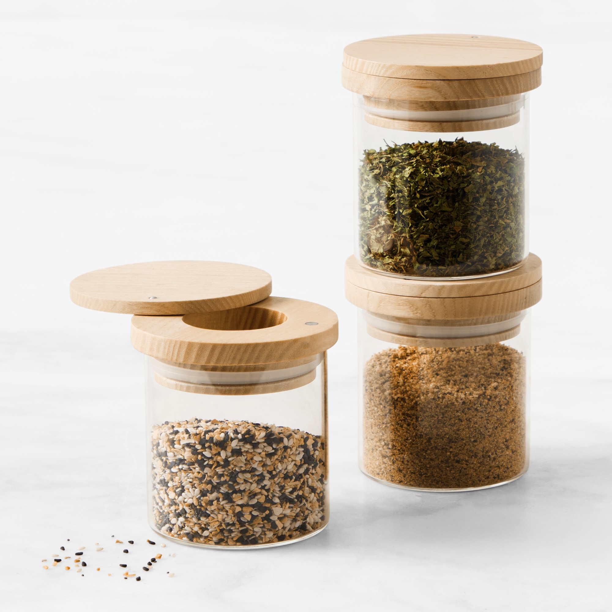 Hold Everything Stacking Spice Jar with Sifter