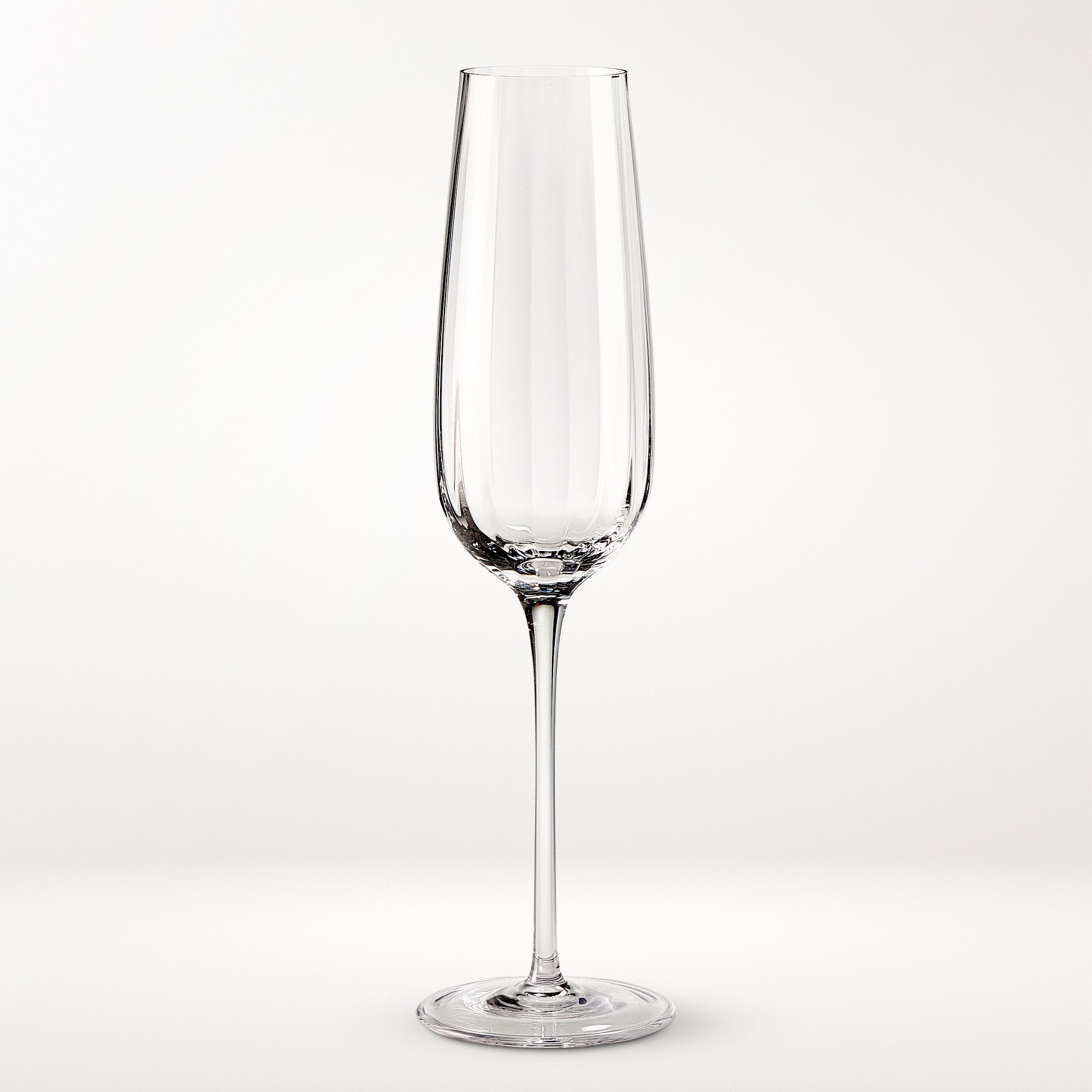 Williams Sonoma Reserve Optic Champagne Flutes