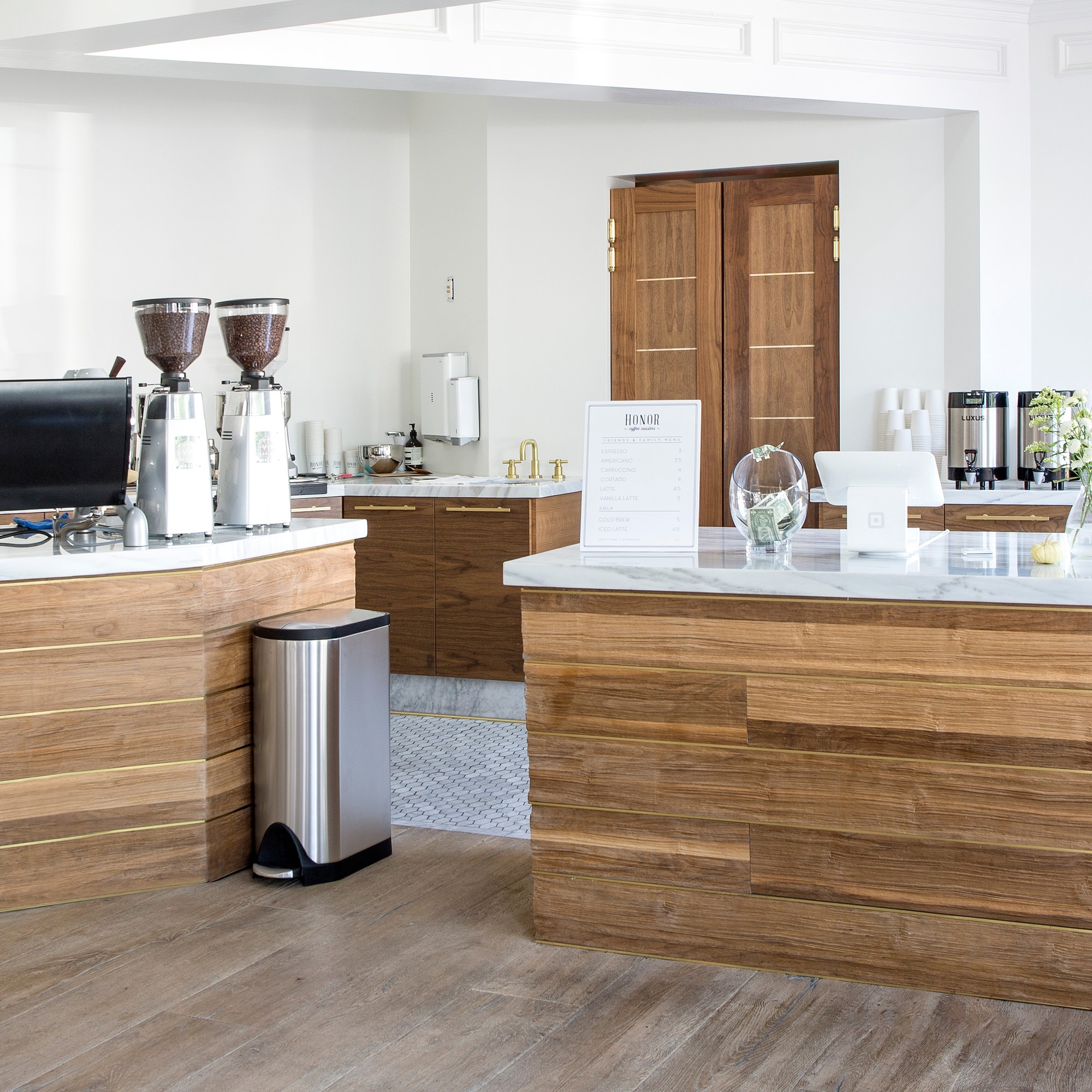 simplehuman™ 11.9-Gallon Butterfly Lid Kitchen Step Trash Can