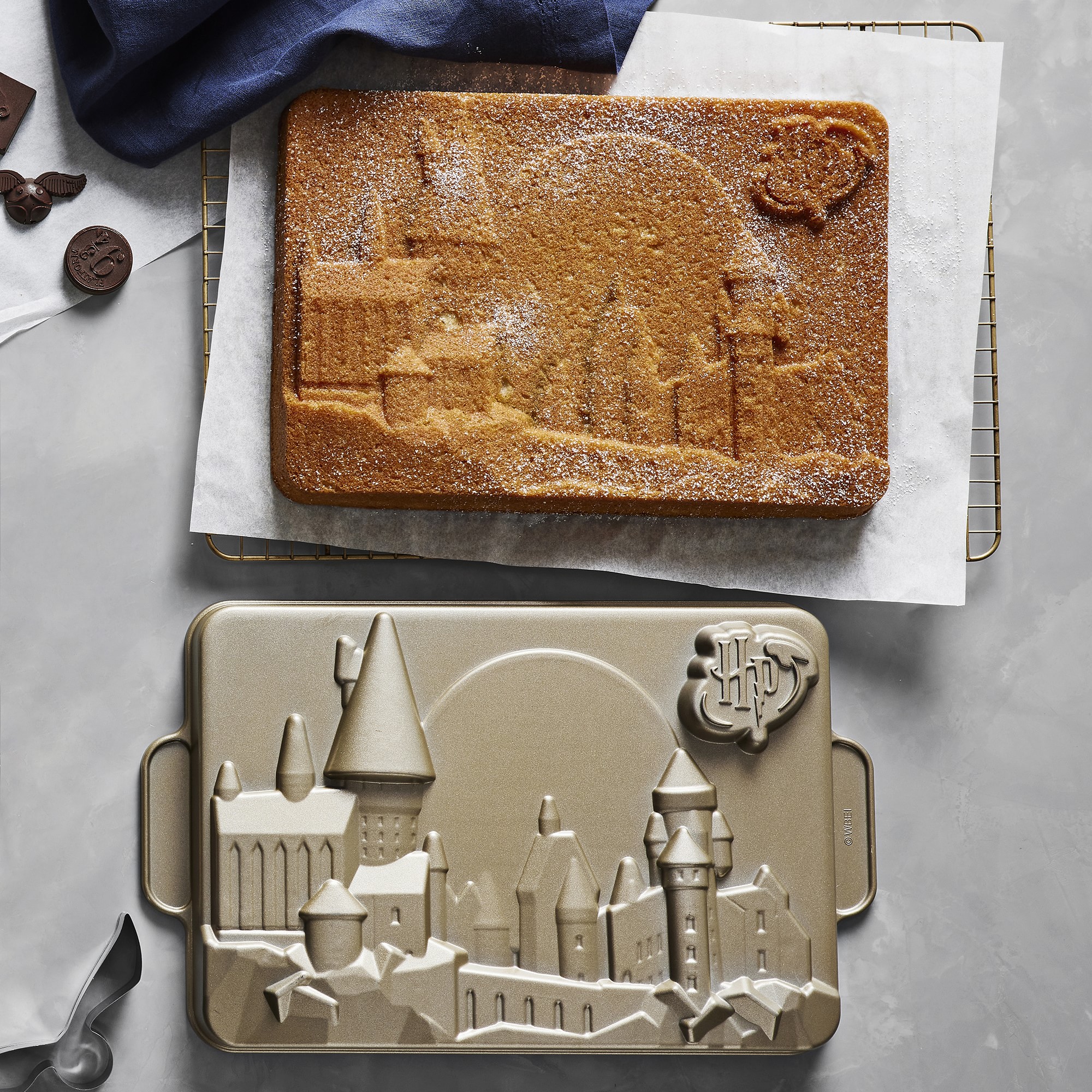 HARRY POTTER™ Hogwarts Cast Aluminum Nonstick Cake Pan, 13 x 9