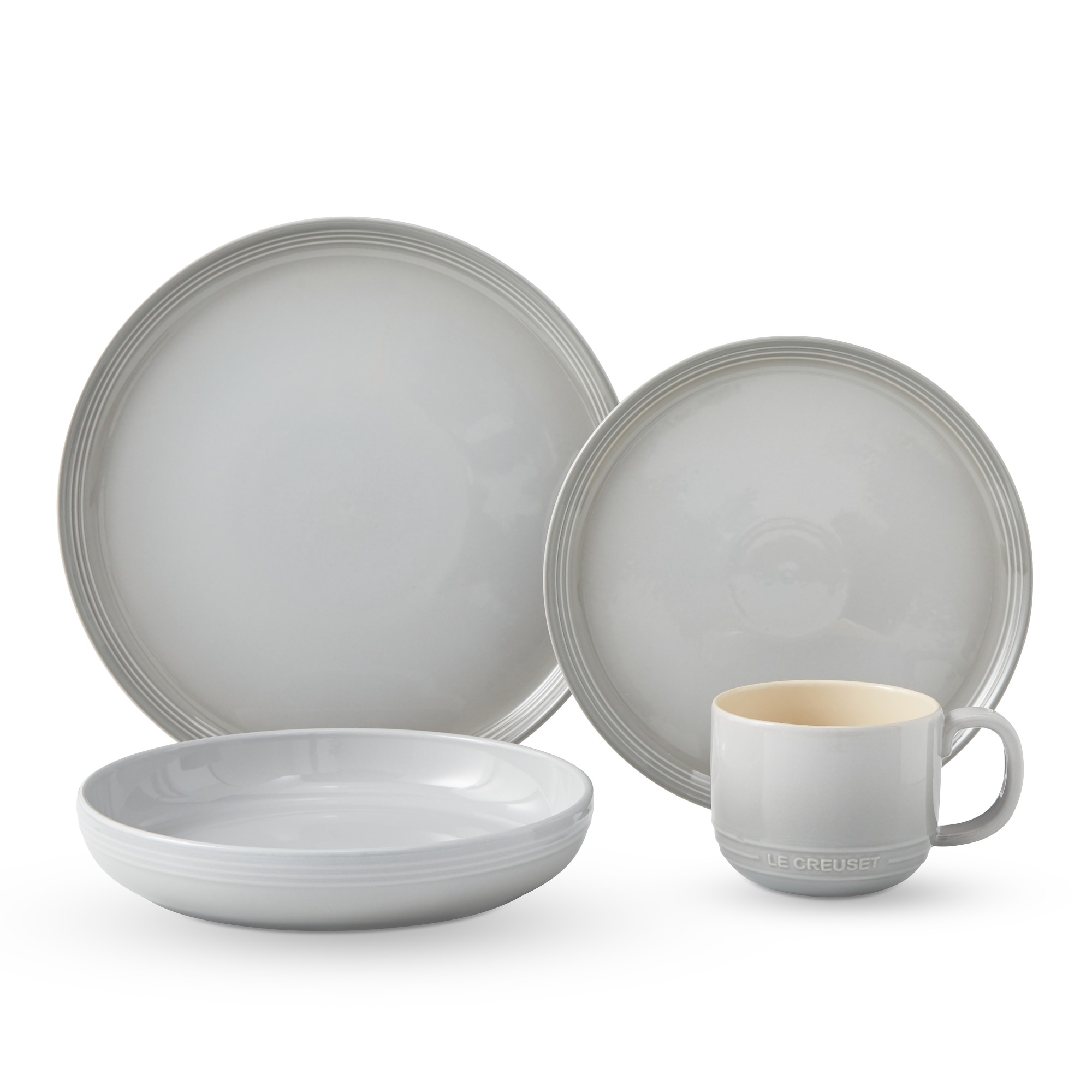 Le Creuset San Francisco Coupe 16-Piece Dinnerware Set