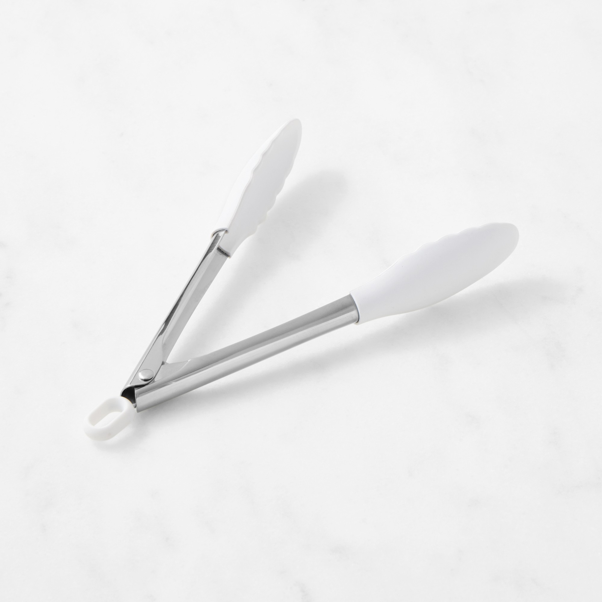 Williams Sonoma Stainless-Steel Silicone Locking Tongs