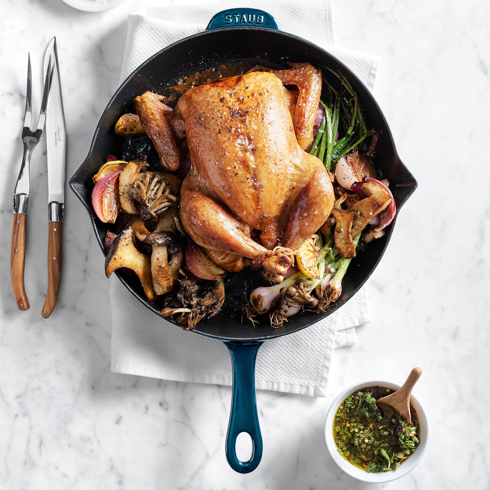 Staub Enameled Cast Iron Fry Pan