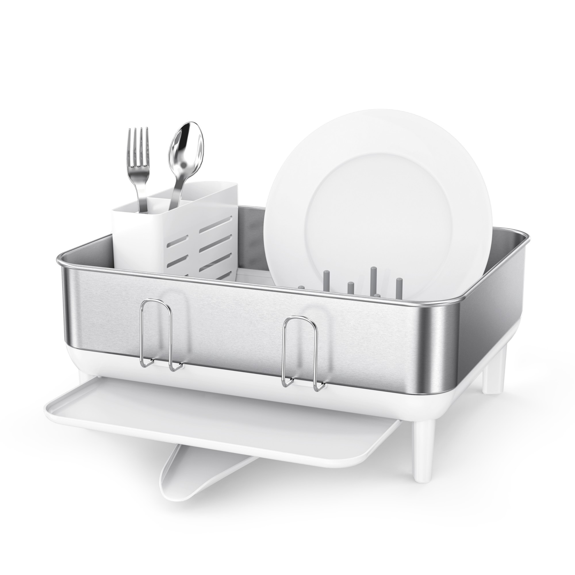 simplehuman™ Compact Kitchen Steel Frame Dishrack