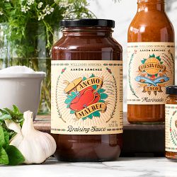 Aarón Sánchez x Williams Sonoma Ancho Malbec Braising Sauce