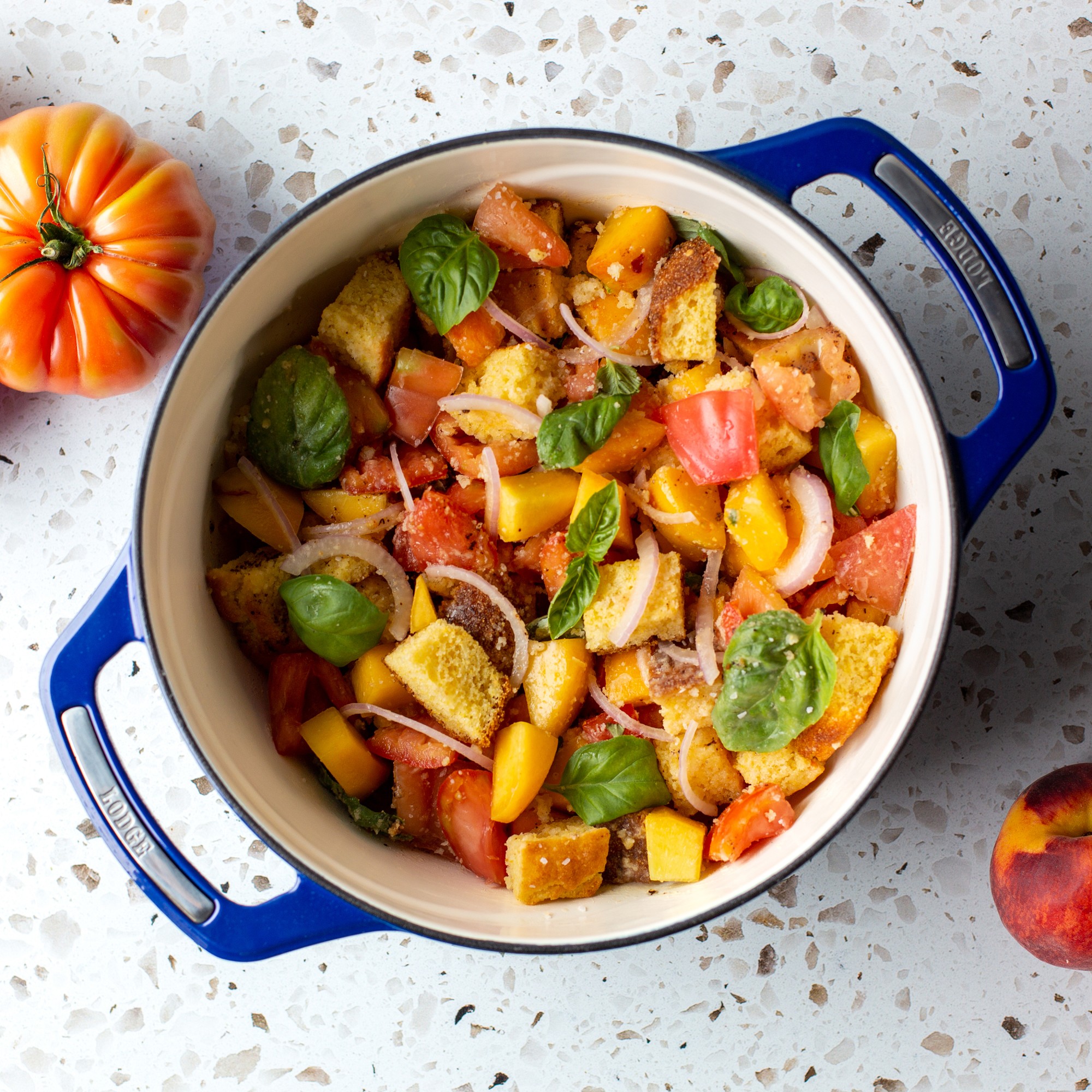 Lodge USA Enameled Cast Iron Dutch Oven