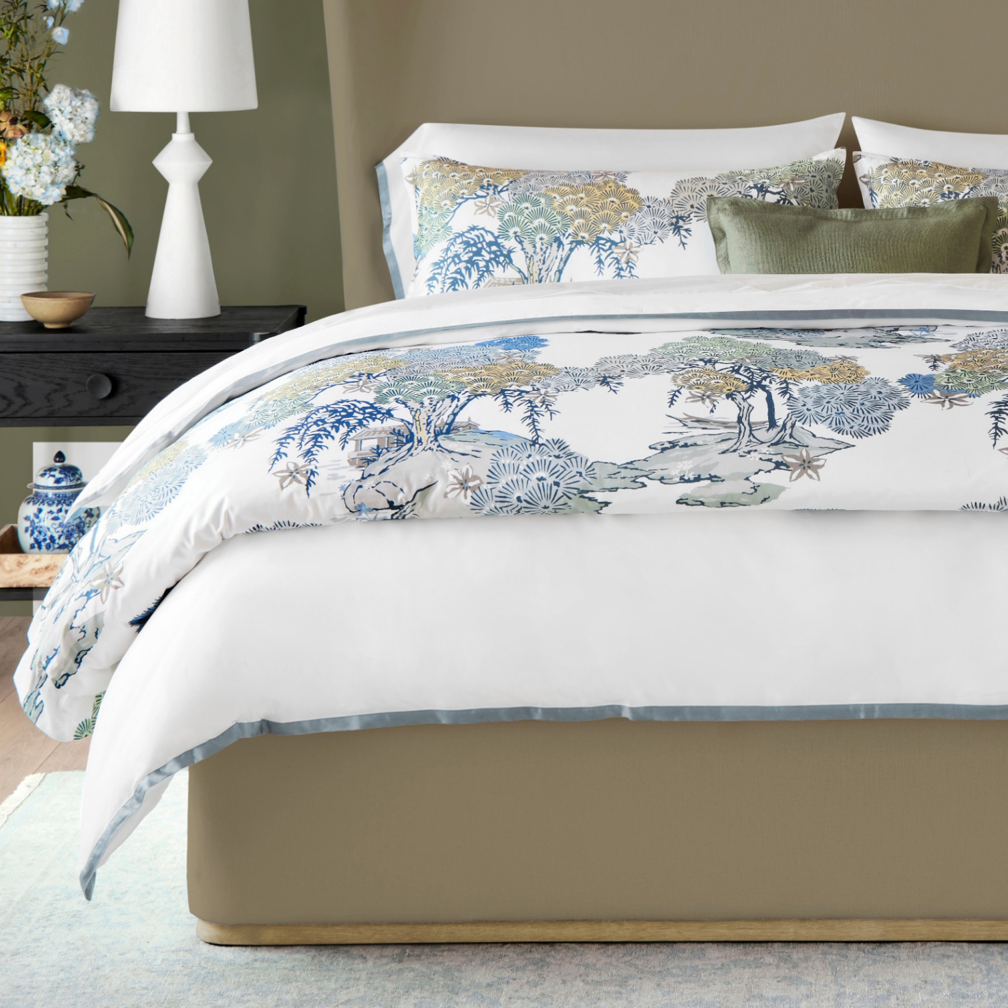 Scalamandré Sea Of Trees Duvet Cover & Shams