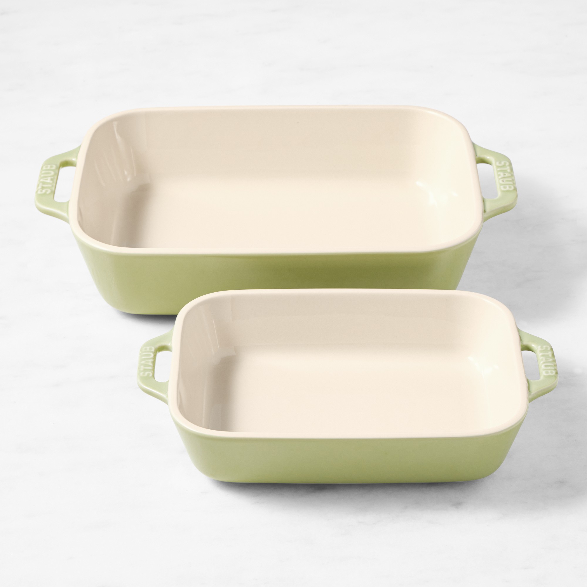Staub Stoneware Rectangular Baking Dishes, Set of 2