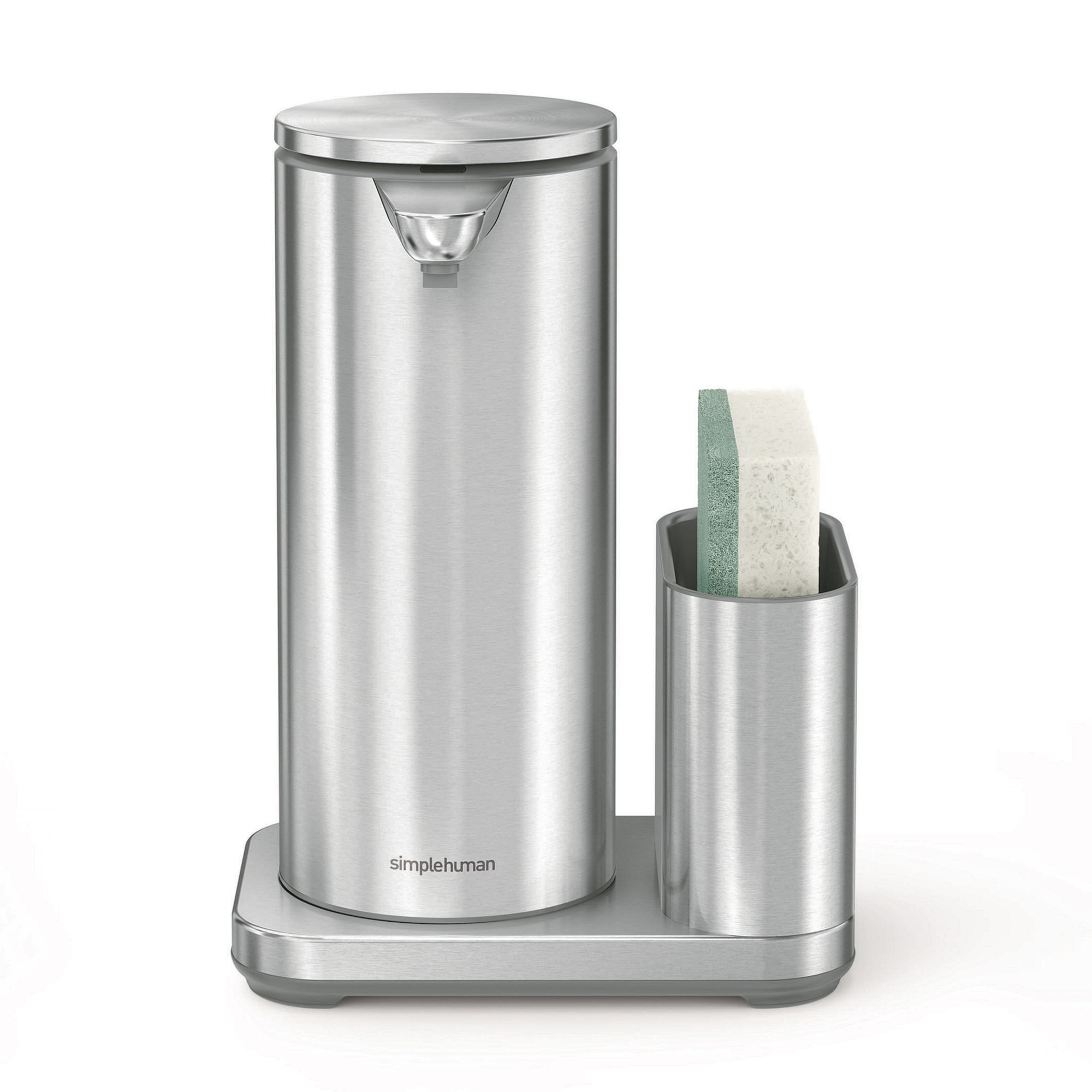simplehuman™ Rechargeable Liquid Sensor Pump with Sponge Caddy, 14-Oz.