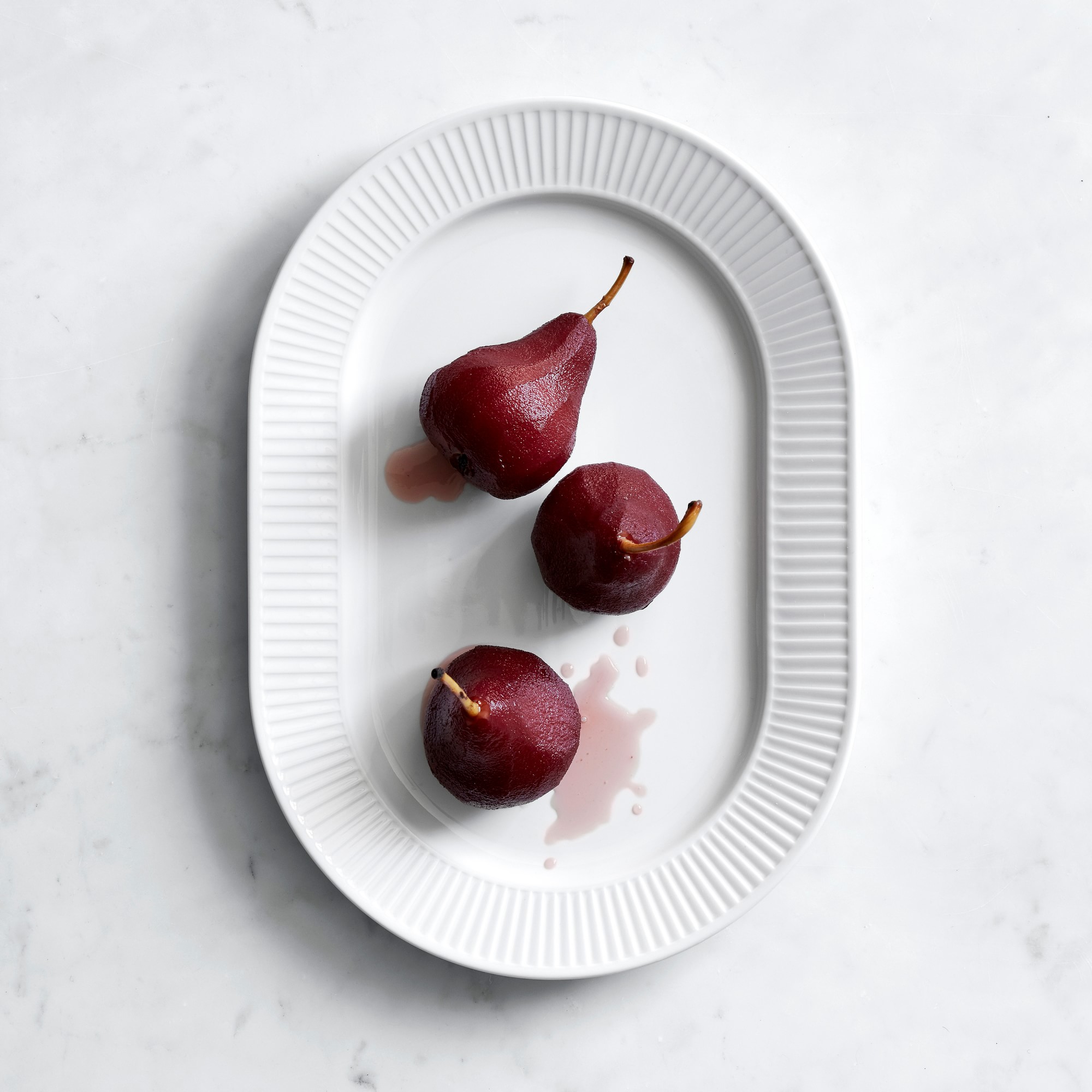 Pillivuyt Plisse Porcelain Oval Platter