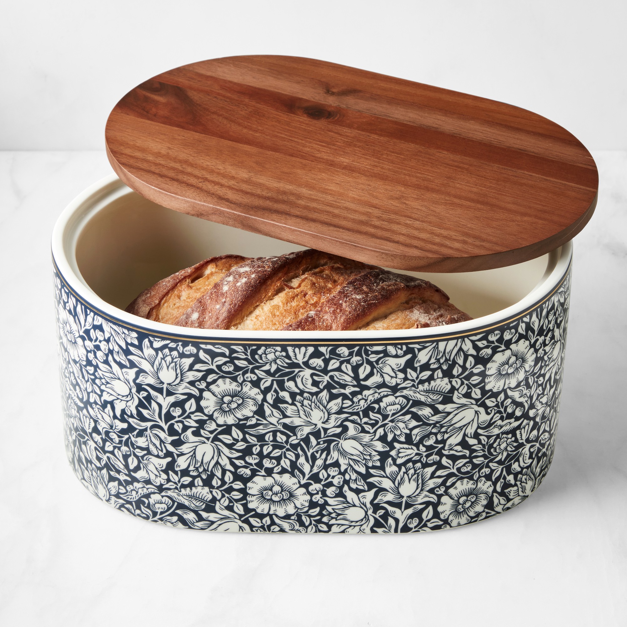 Morris & Co. x Williams Sonoma Bluebell Bread Box