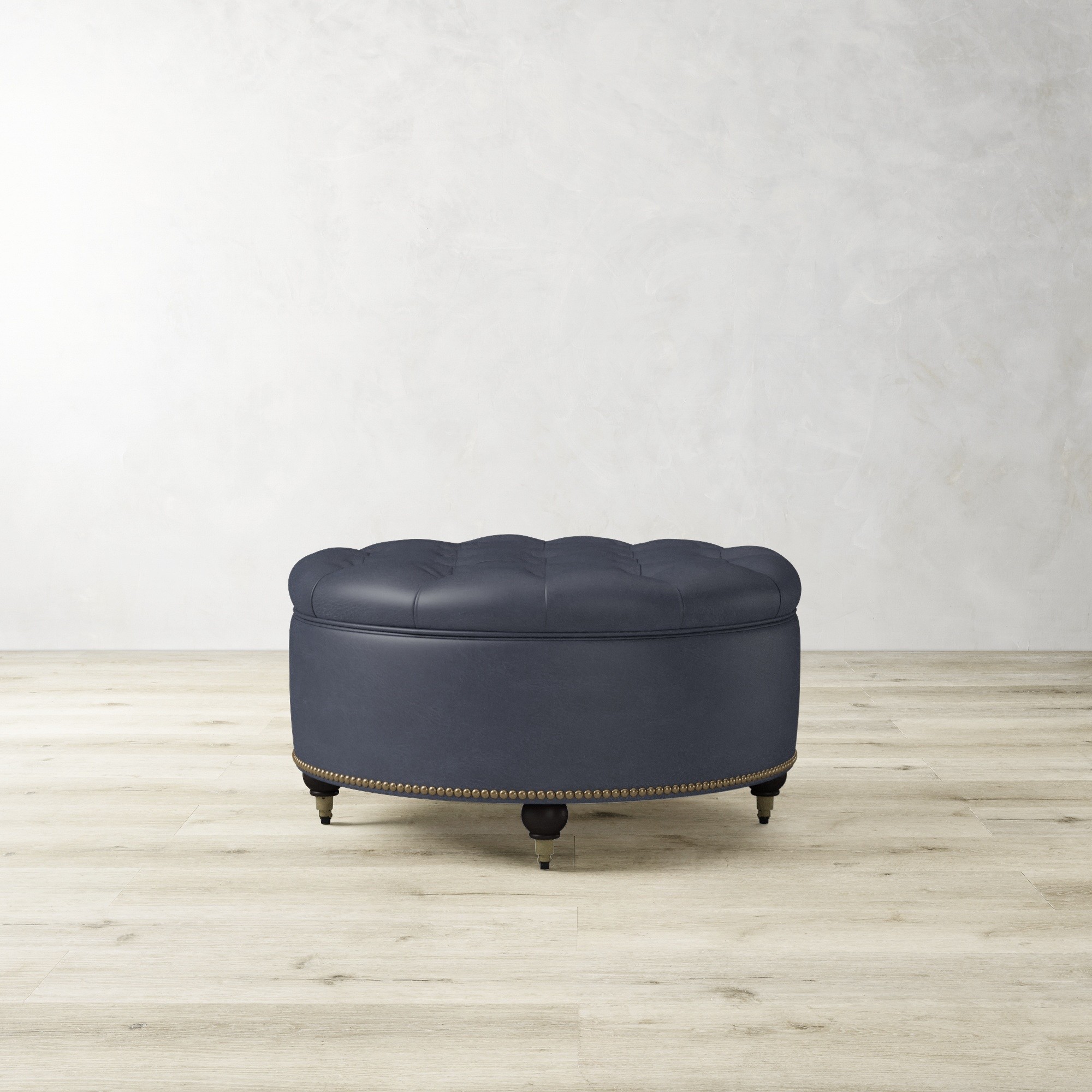 Soho Tufted Round Storage Ottoman (36)