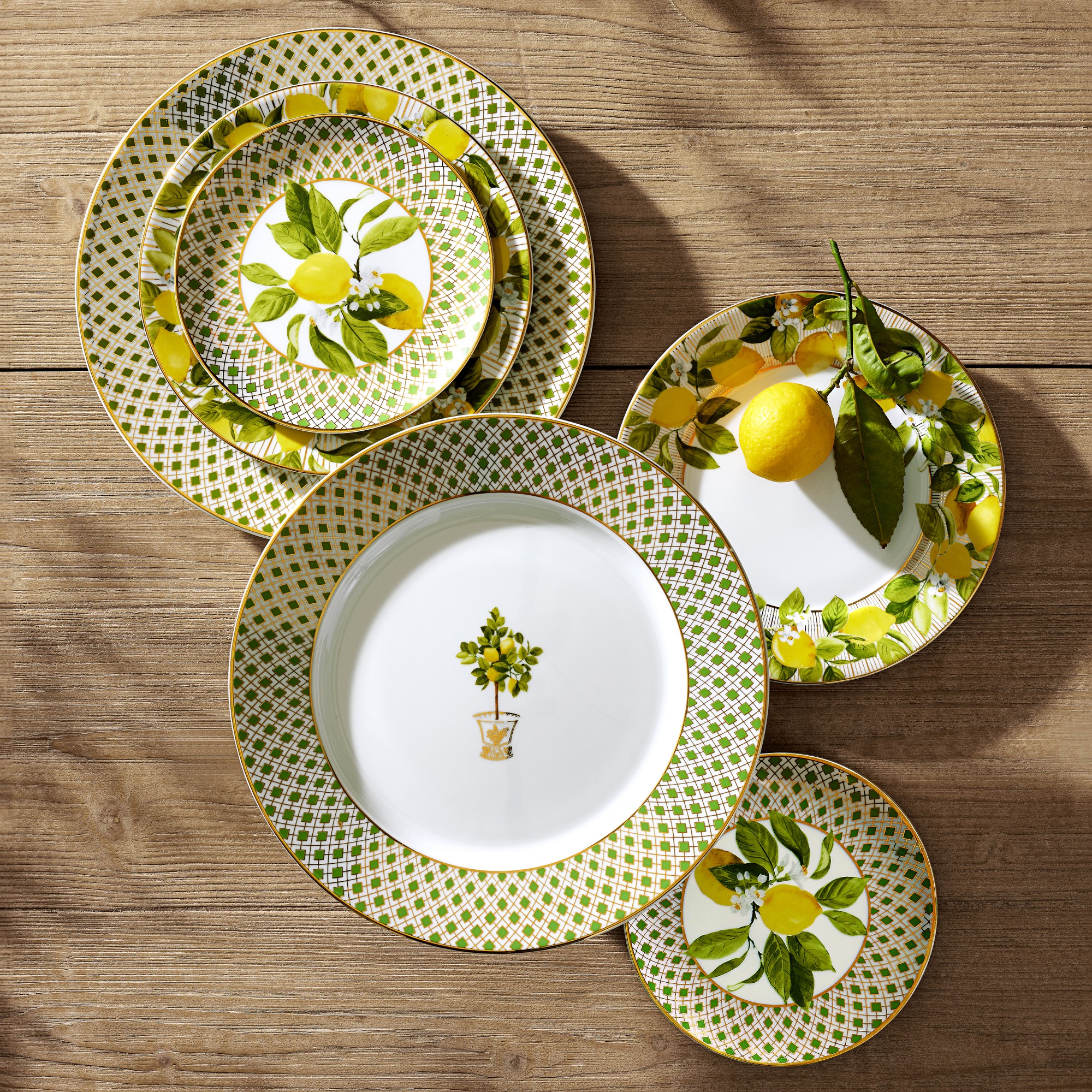 Limone 12-Piece Dinnerware Set