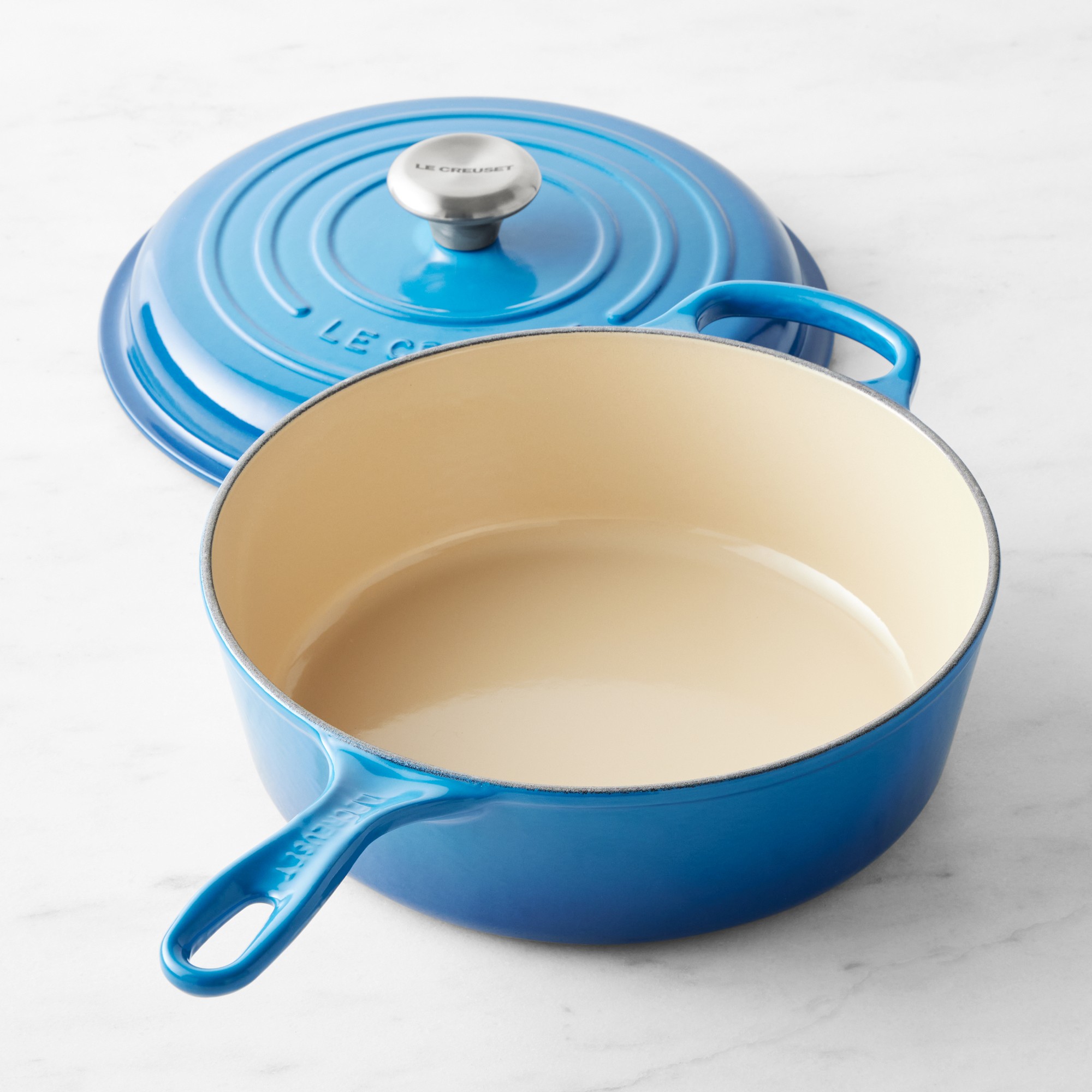 Le Creuset Enameled Cast Iron Cassadou Sauté Pan, 3 3/4-Qt.