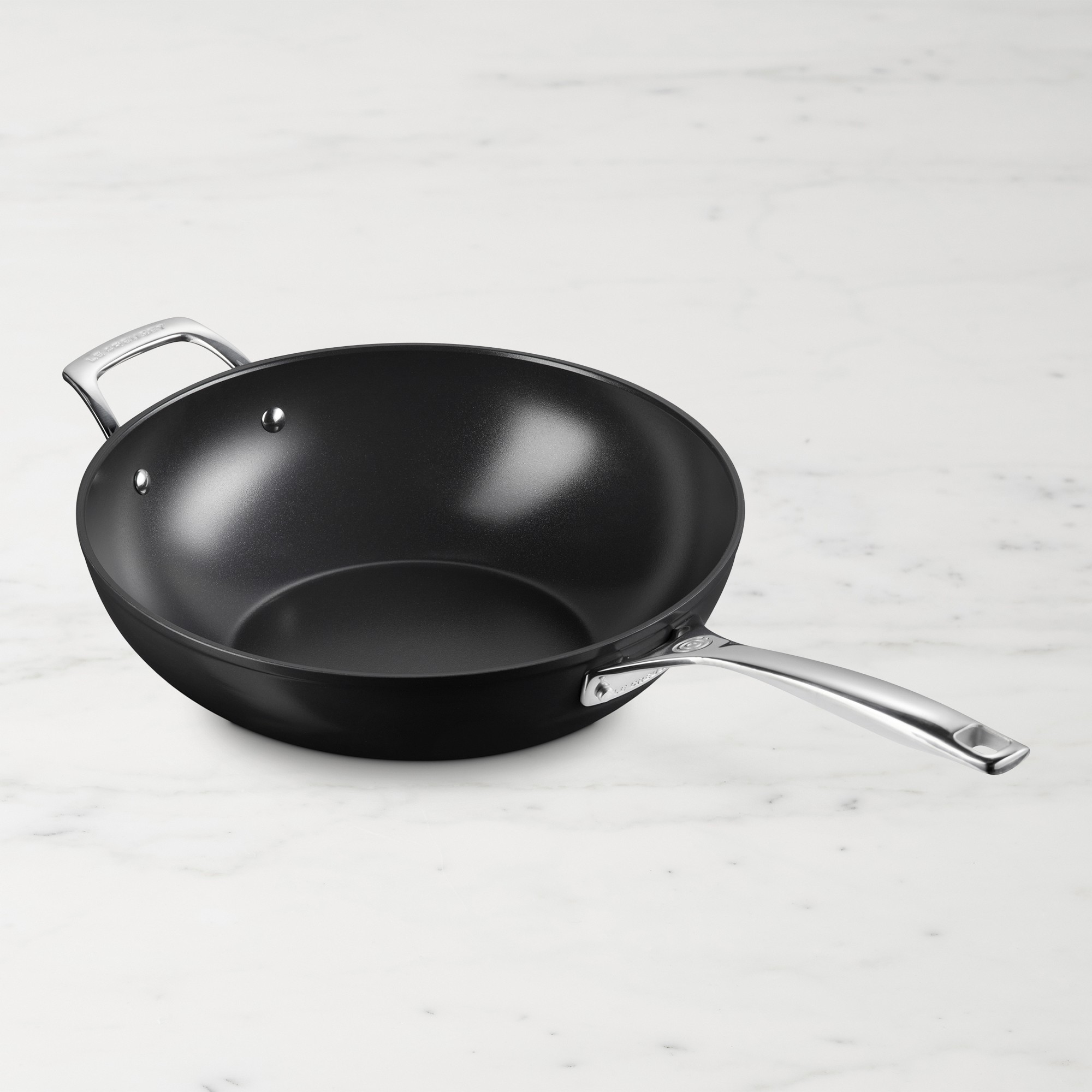 Le Creuset Ceramic Nonstick Stir Fry Pan Wok, 12