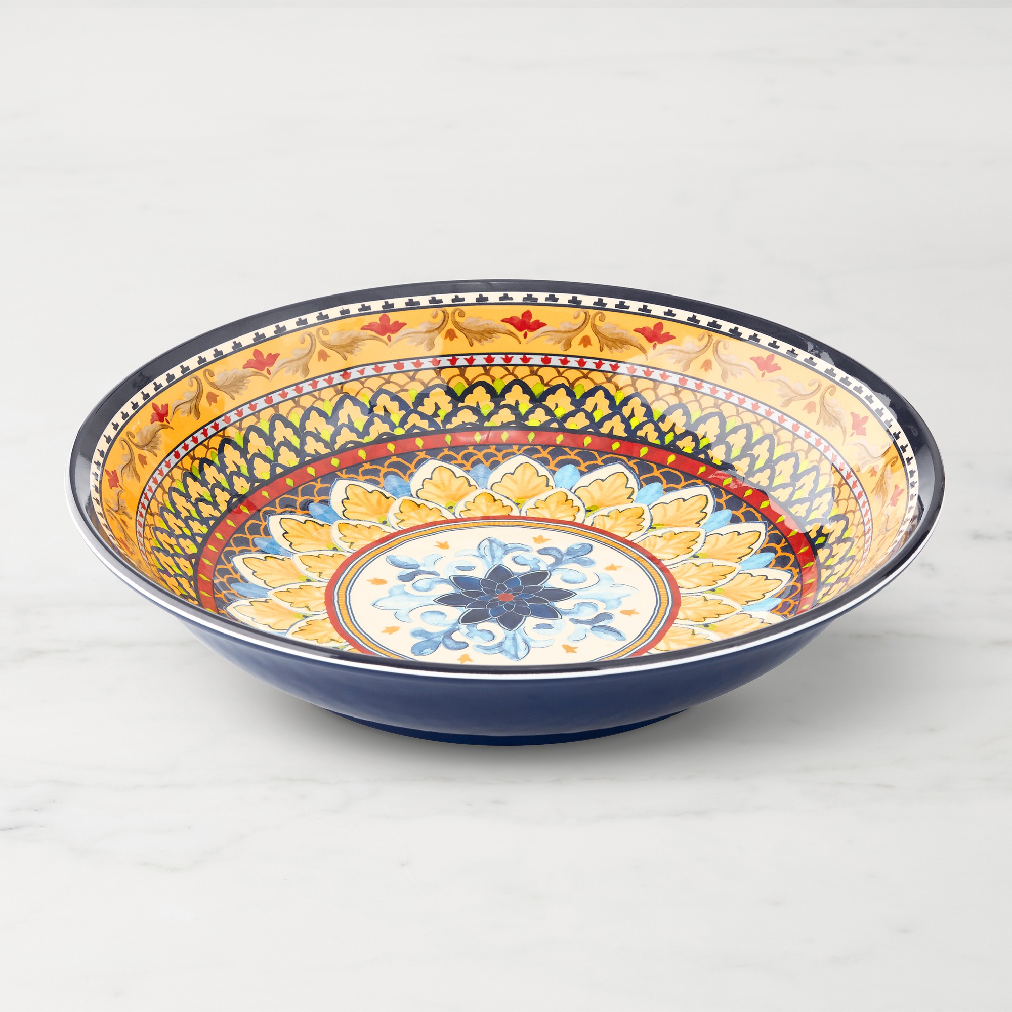 Sicily Outdoor Melamine Serving Bowl