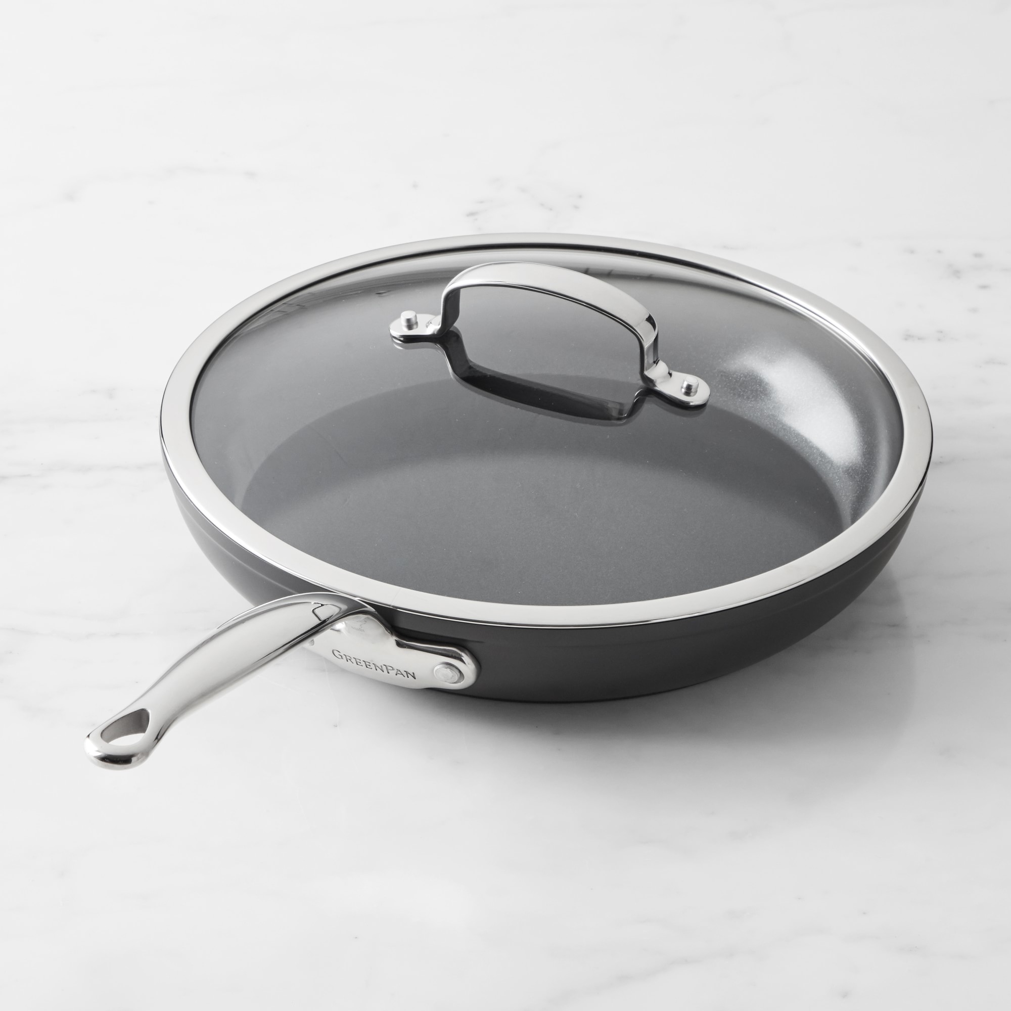 GreenPan™ Premiere Hard Anodized Ceramic Nonstick Covered Fry Pan
