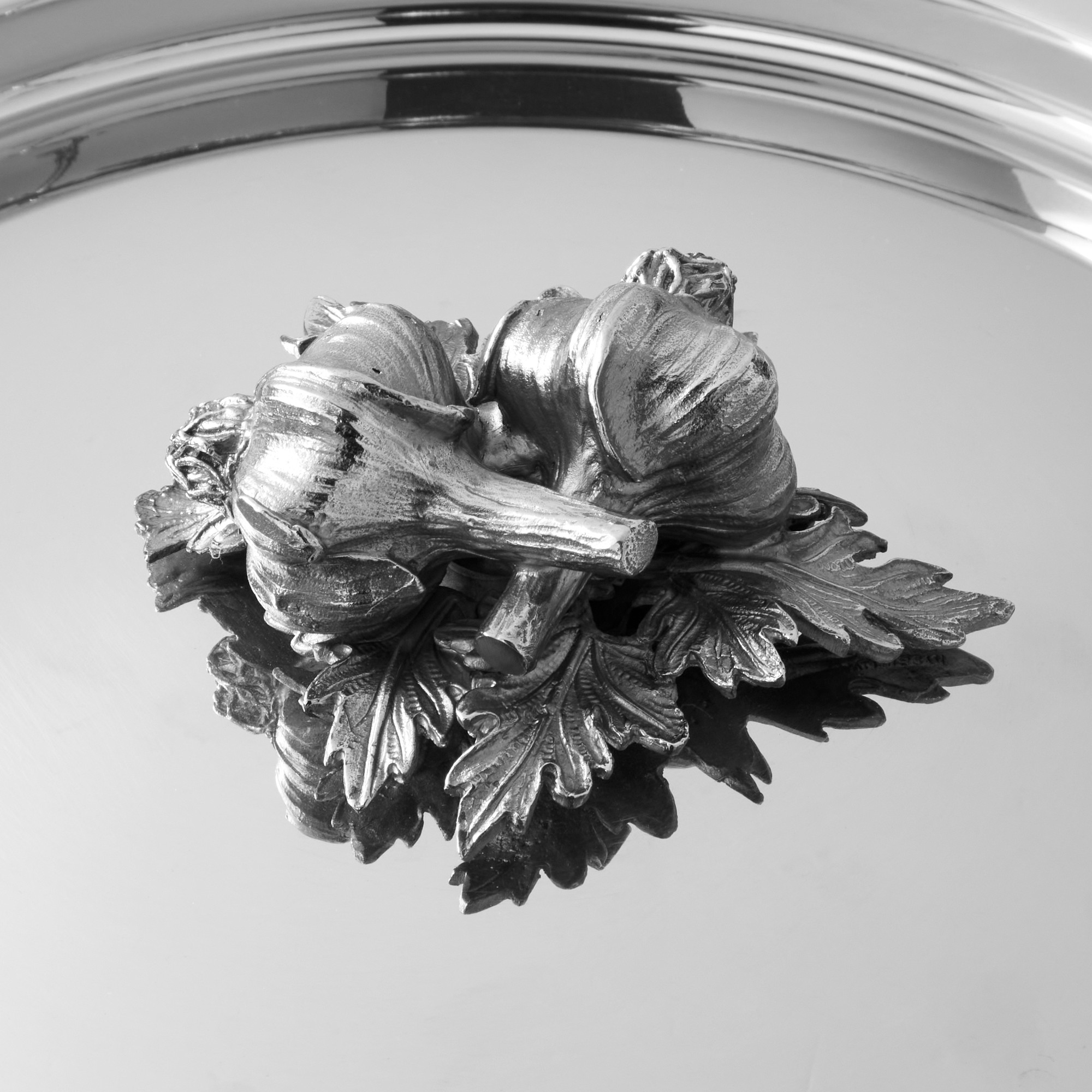 Ruffoni Opus Prima Hammered Stainless-Steel Sauté Pan with Garlic Knob, 3 1/2-Qt.