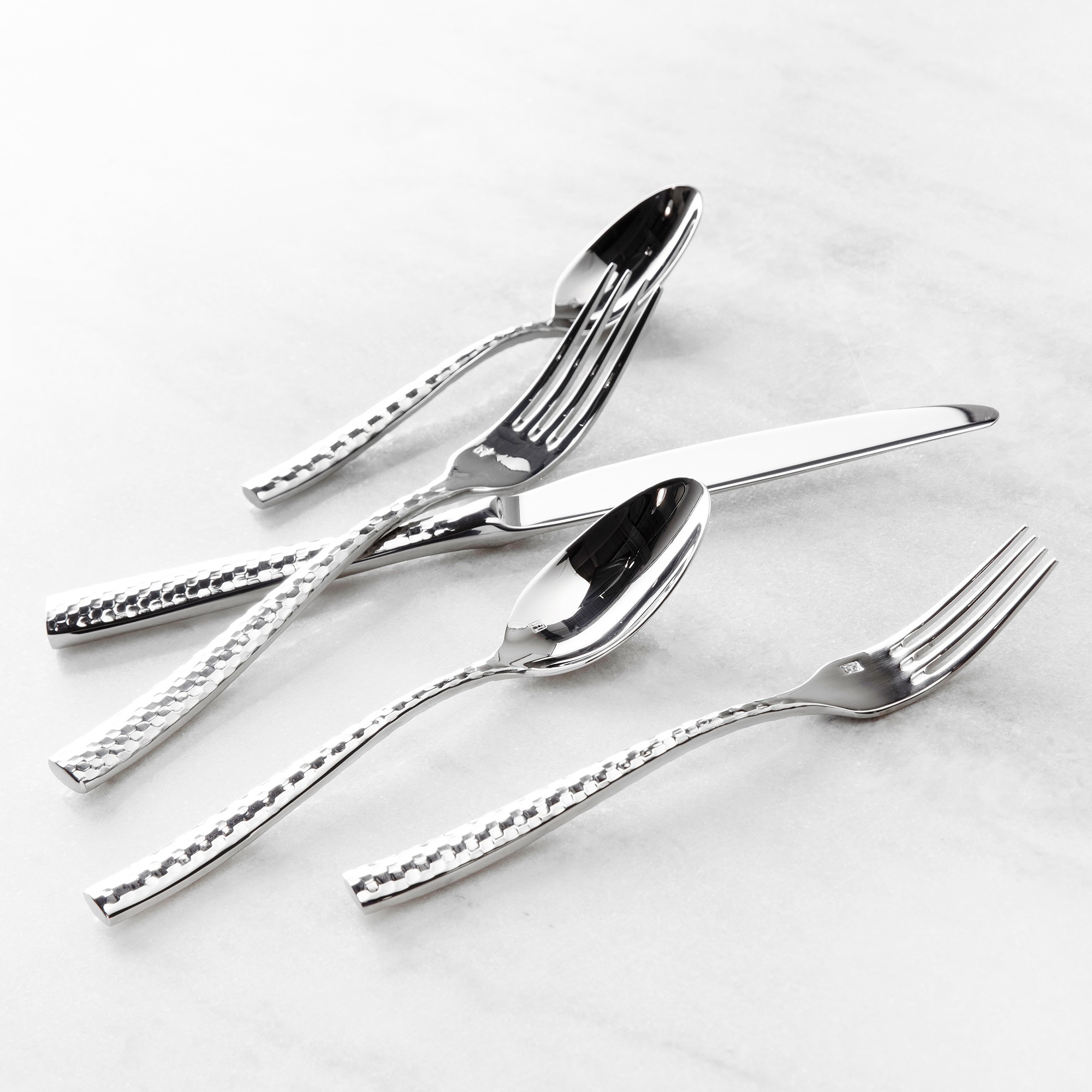 Fortessa Lucca Faceted Flatware Sets
