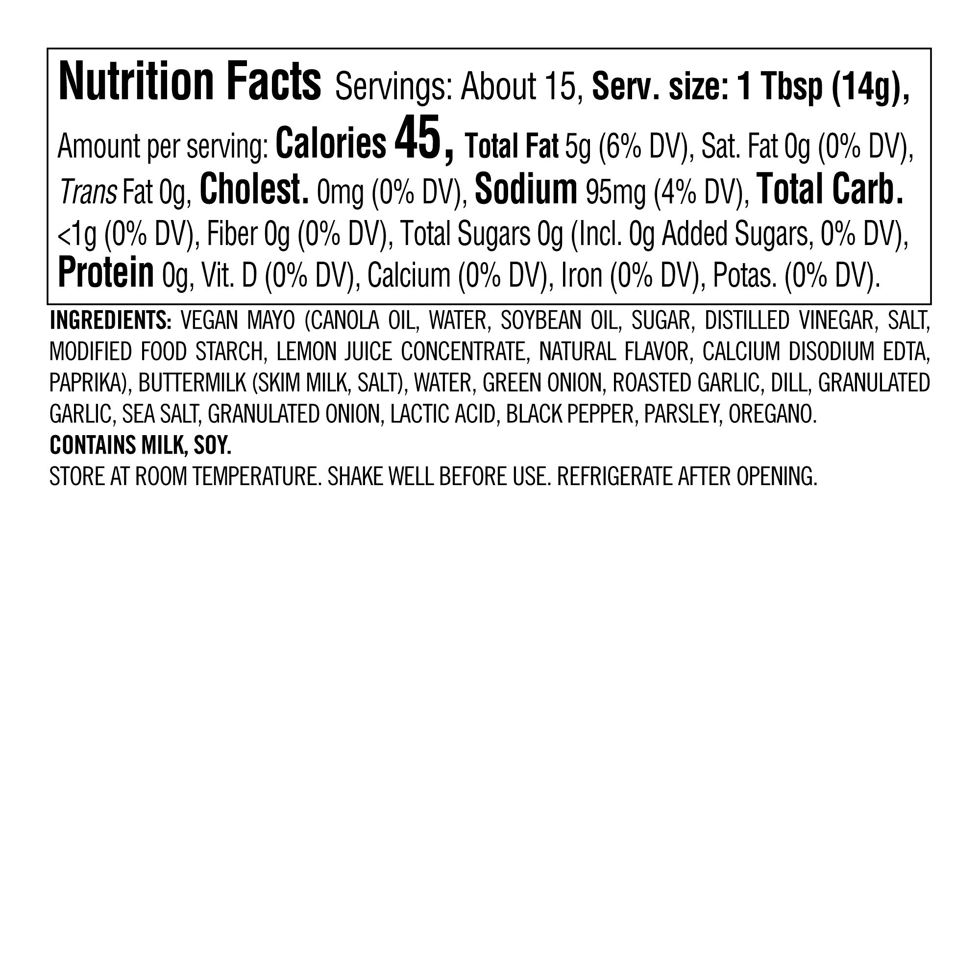 Williams Sonoma Big Dipper, Herb Ranch Sauce