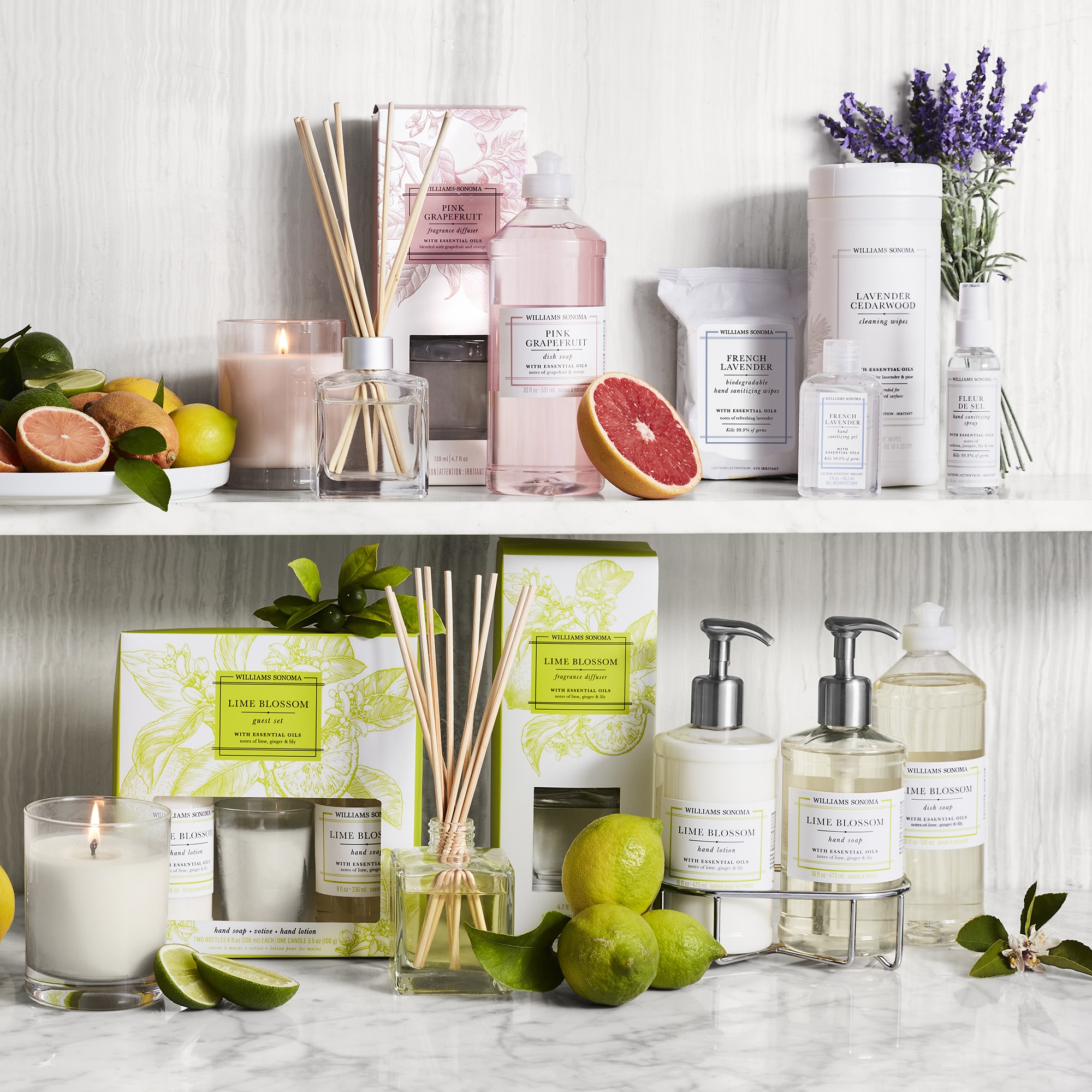 Williams Sonoma Lavender Cedarwood Essentials Oils Collection