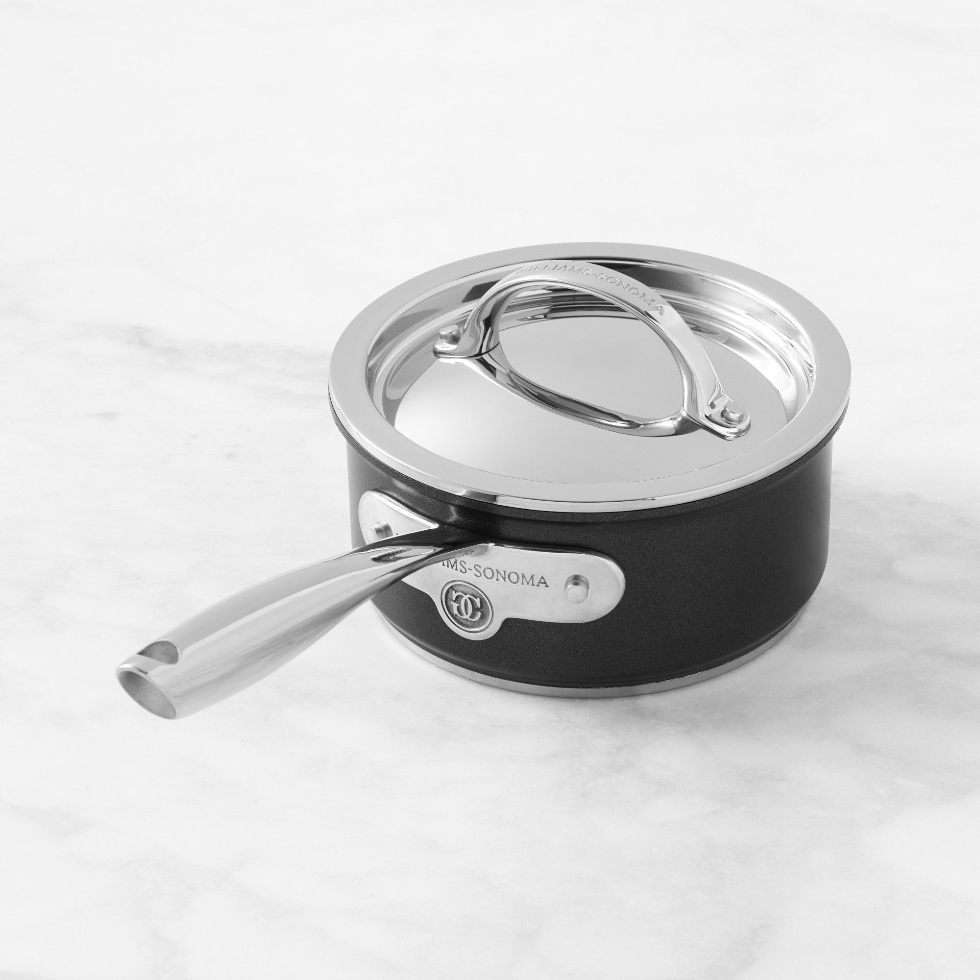 Williams Sonoma Signature Thermo-Clad™ Nonstick Covered Saucepan