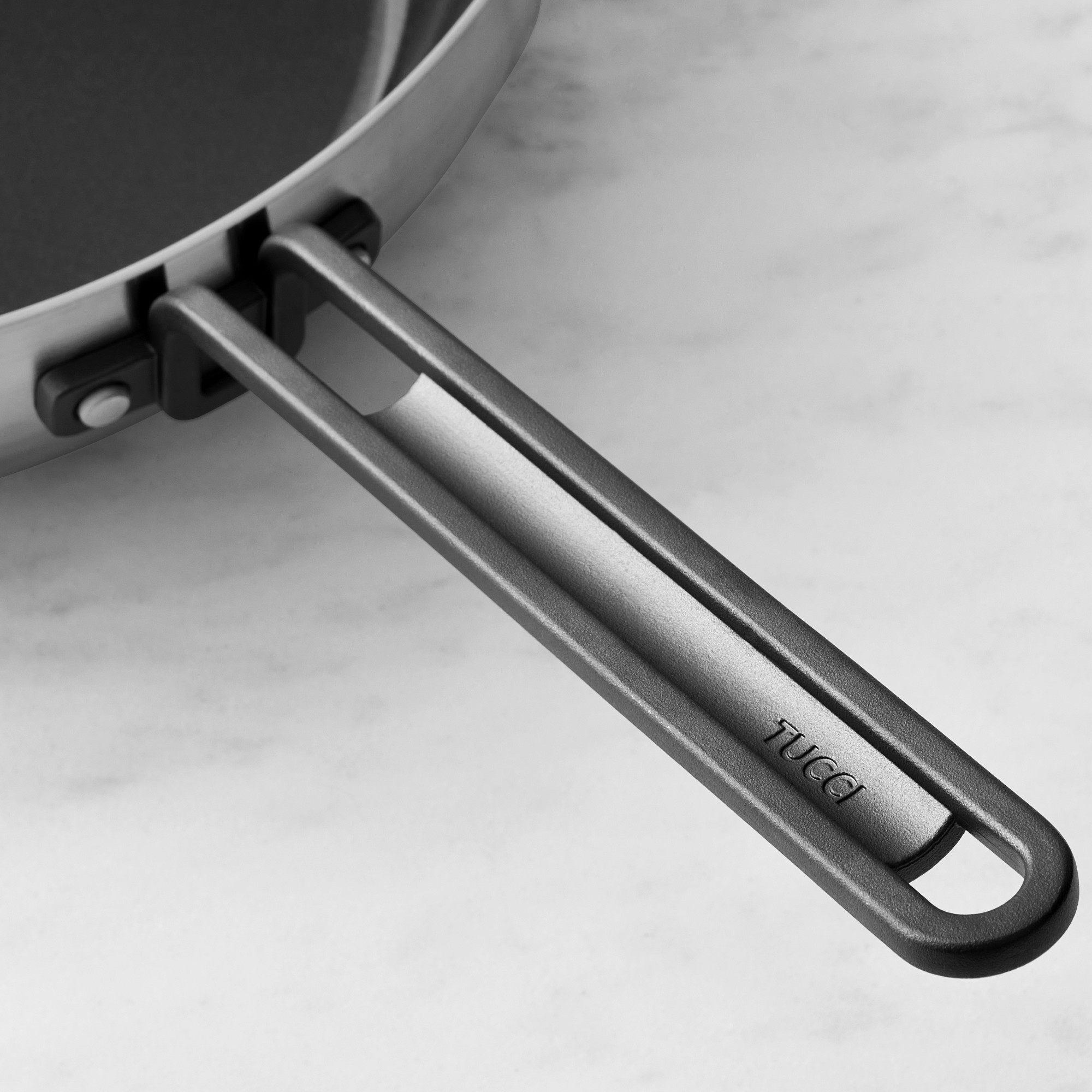 GreenPan™ Stanley Tucci™ Stainless-Steel Ceramic Nonstick Essential Stanley Pan, 6 1/2-Qt.