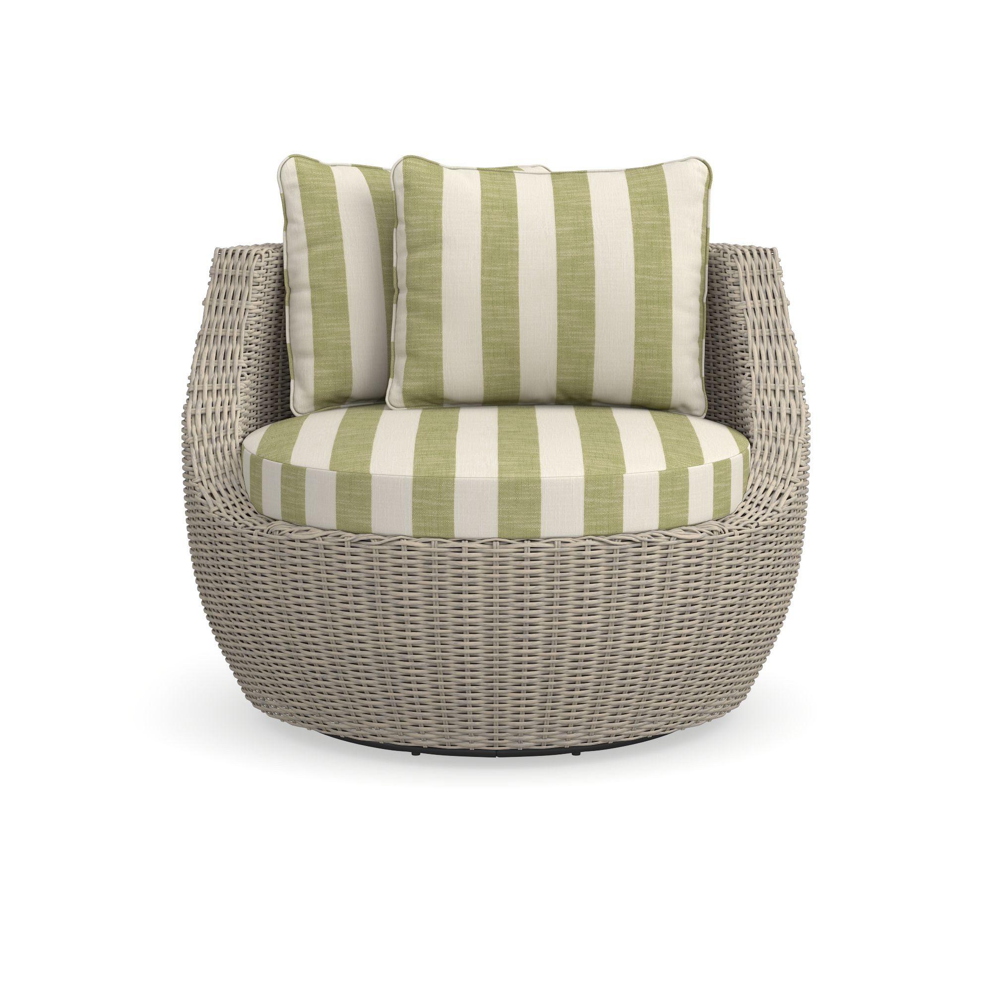 San Clemente Curved Swivel Chair Cushions