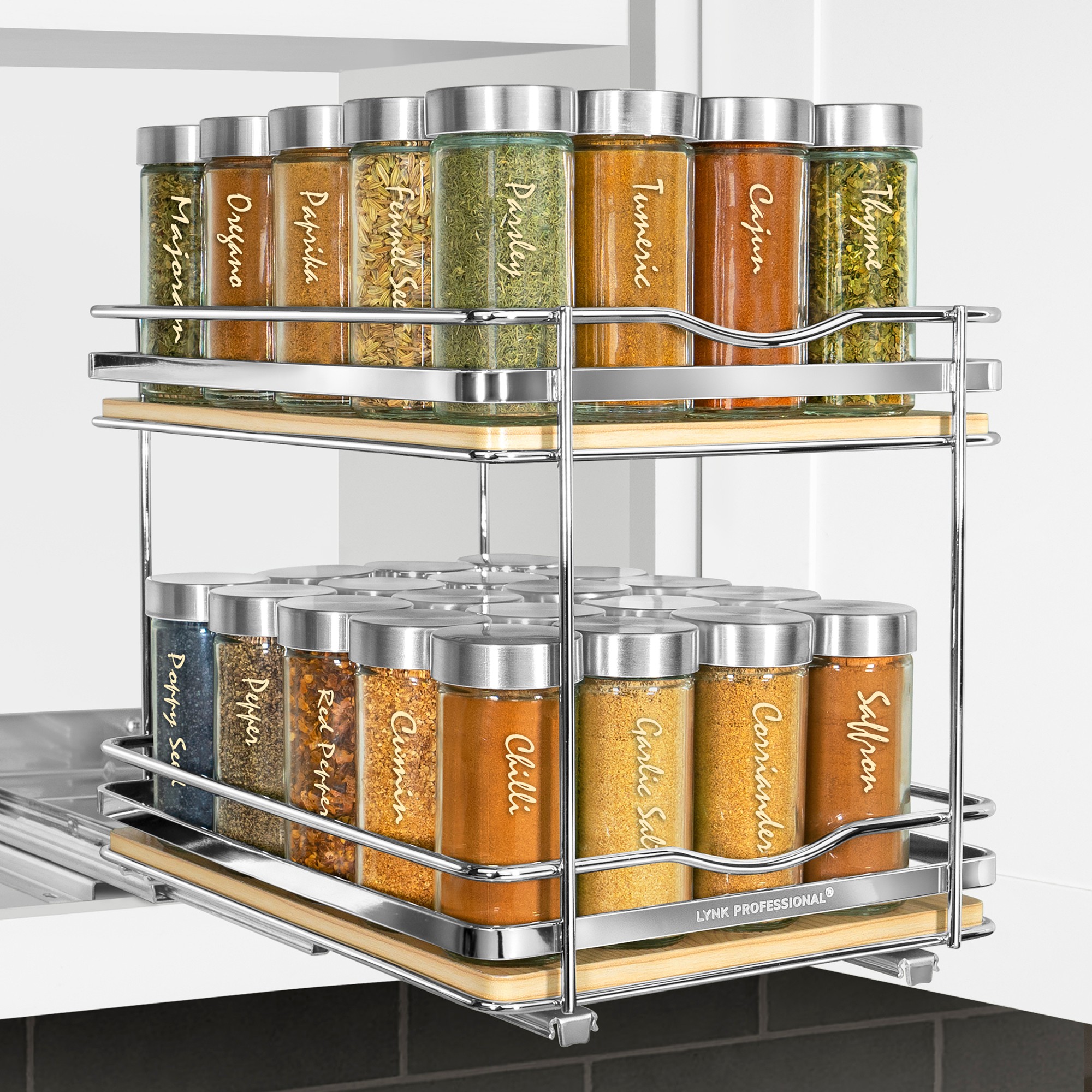 Lynk Double Spice Rack, 8