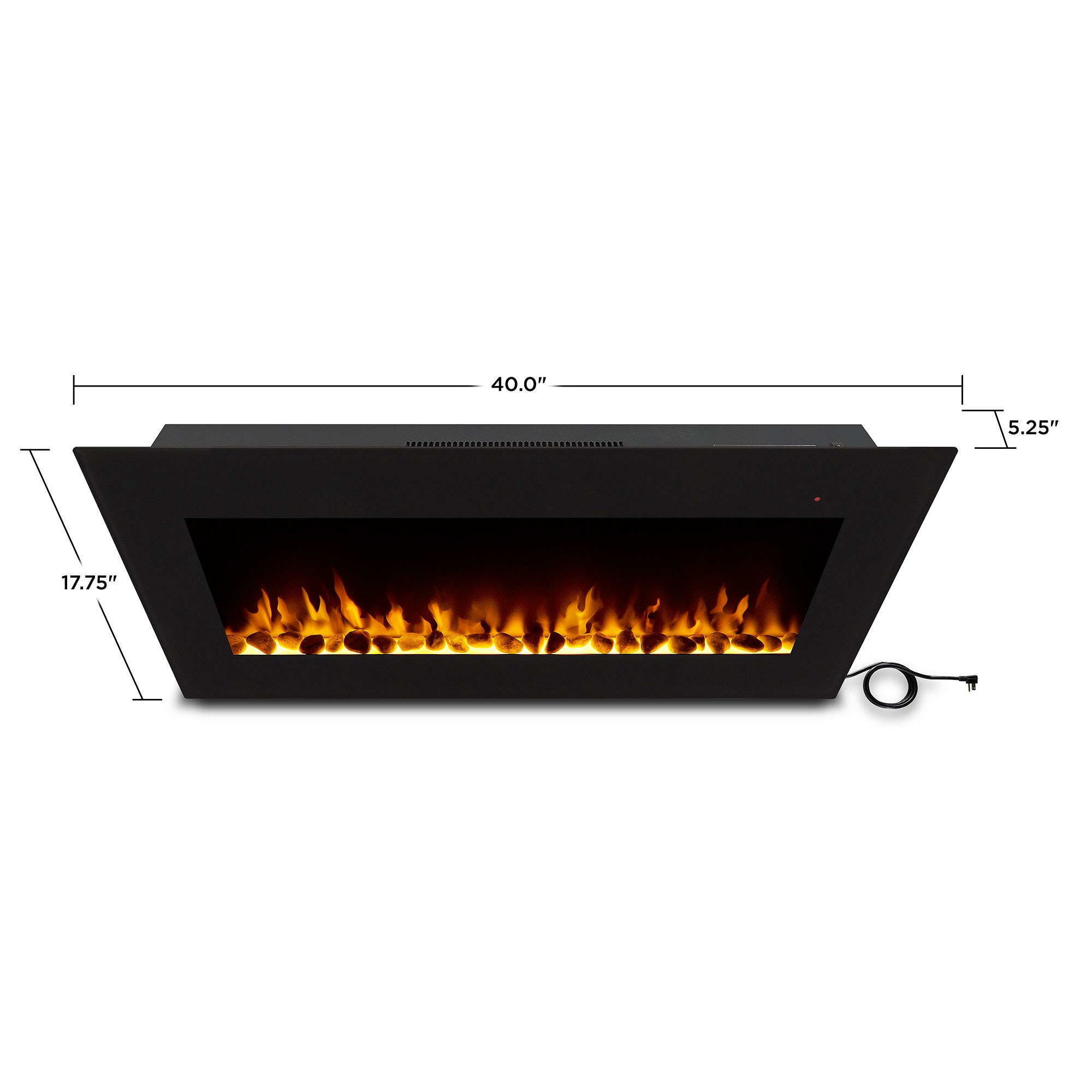 Faroe Wall Hung Electric Fire Place (40-72)