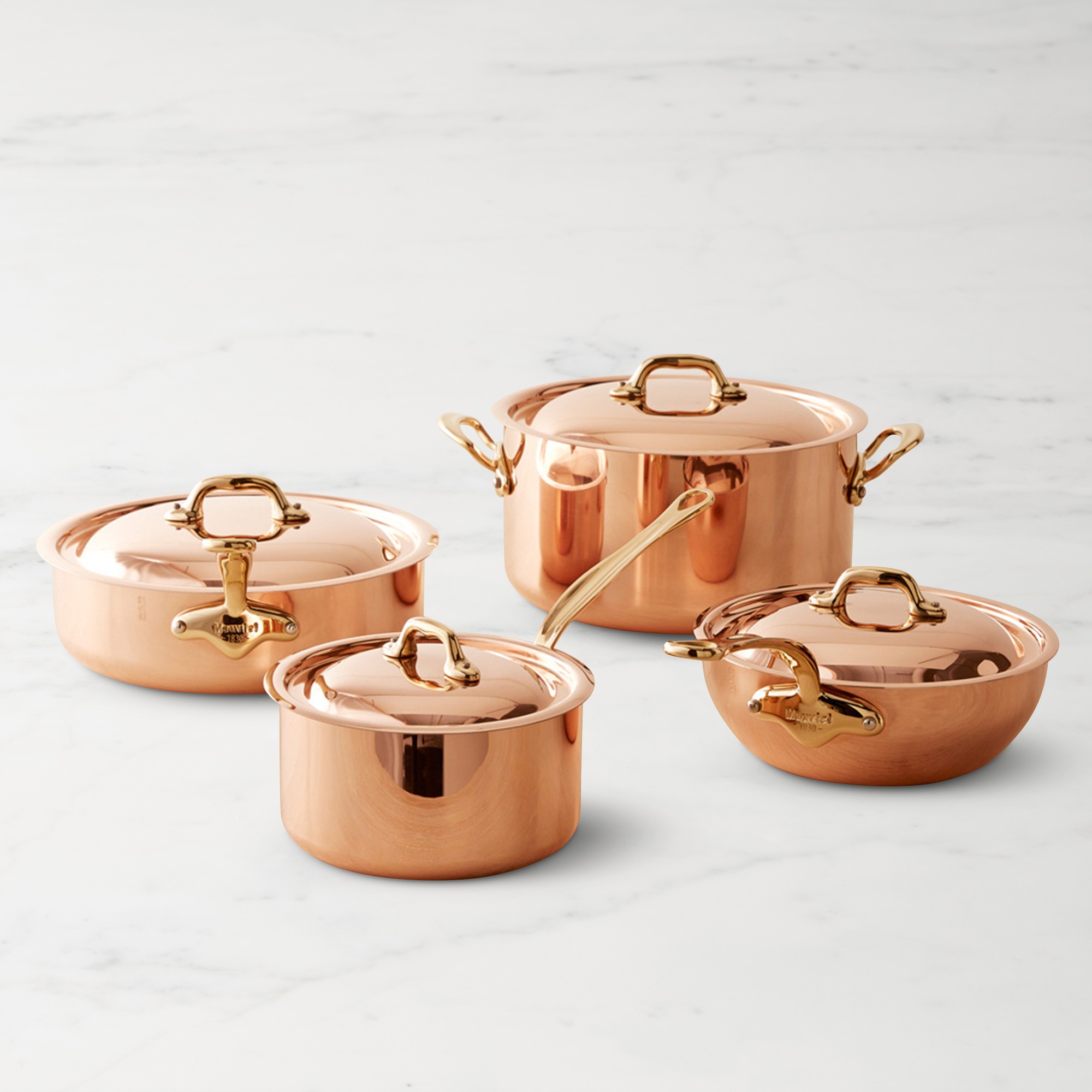 Mauviel M'150B Copper 8-Piece Cookware Set