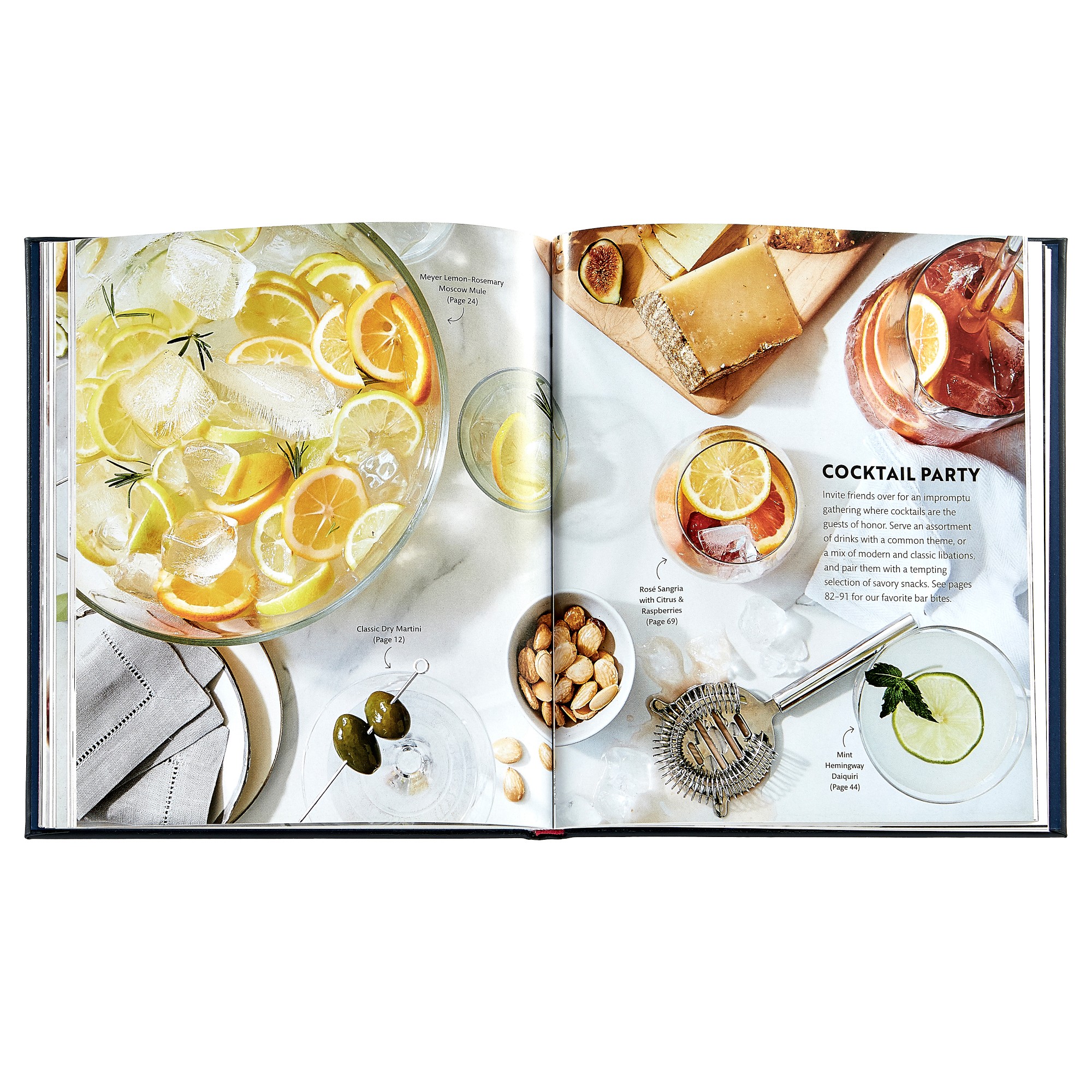 William Sonoma: Navy: Cocktails Modern Favorites To Make A Home