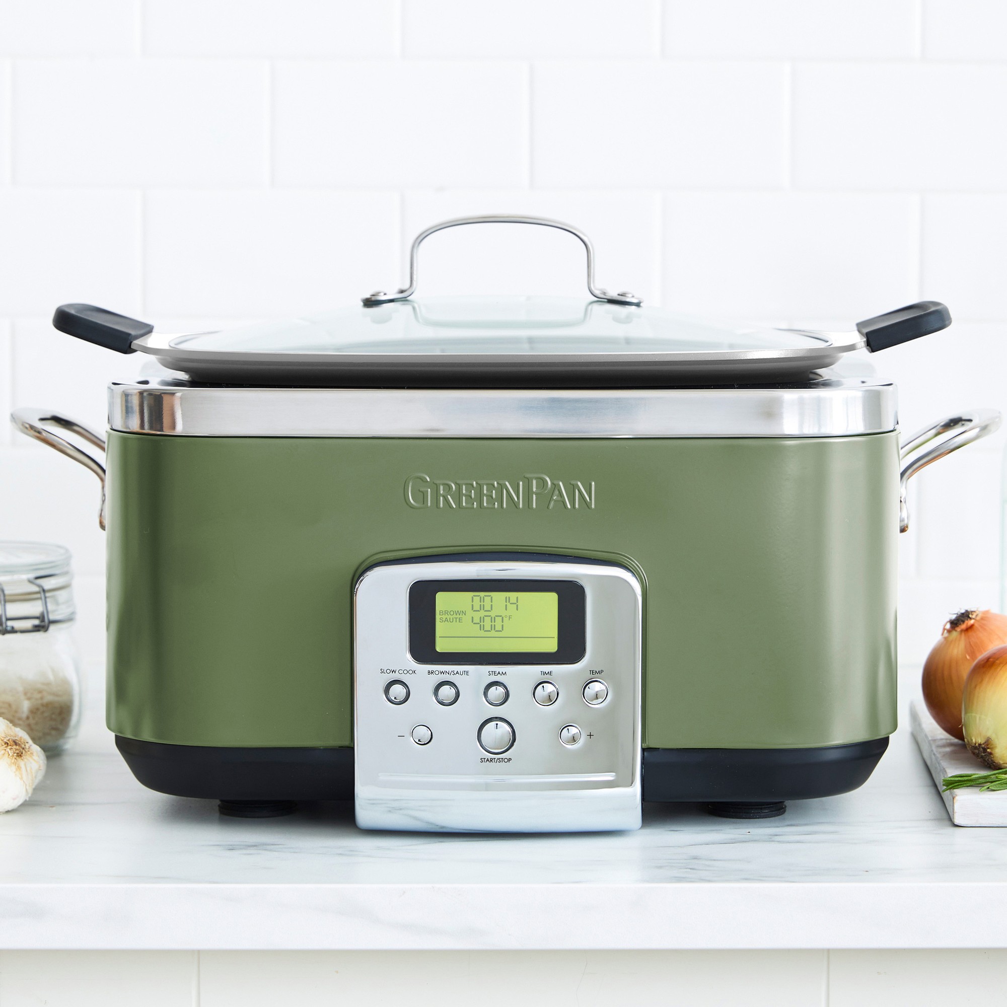 GreenPan™ Elite Slow Cooker, 6-Qt.